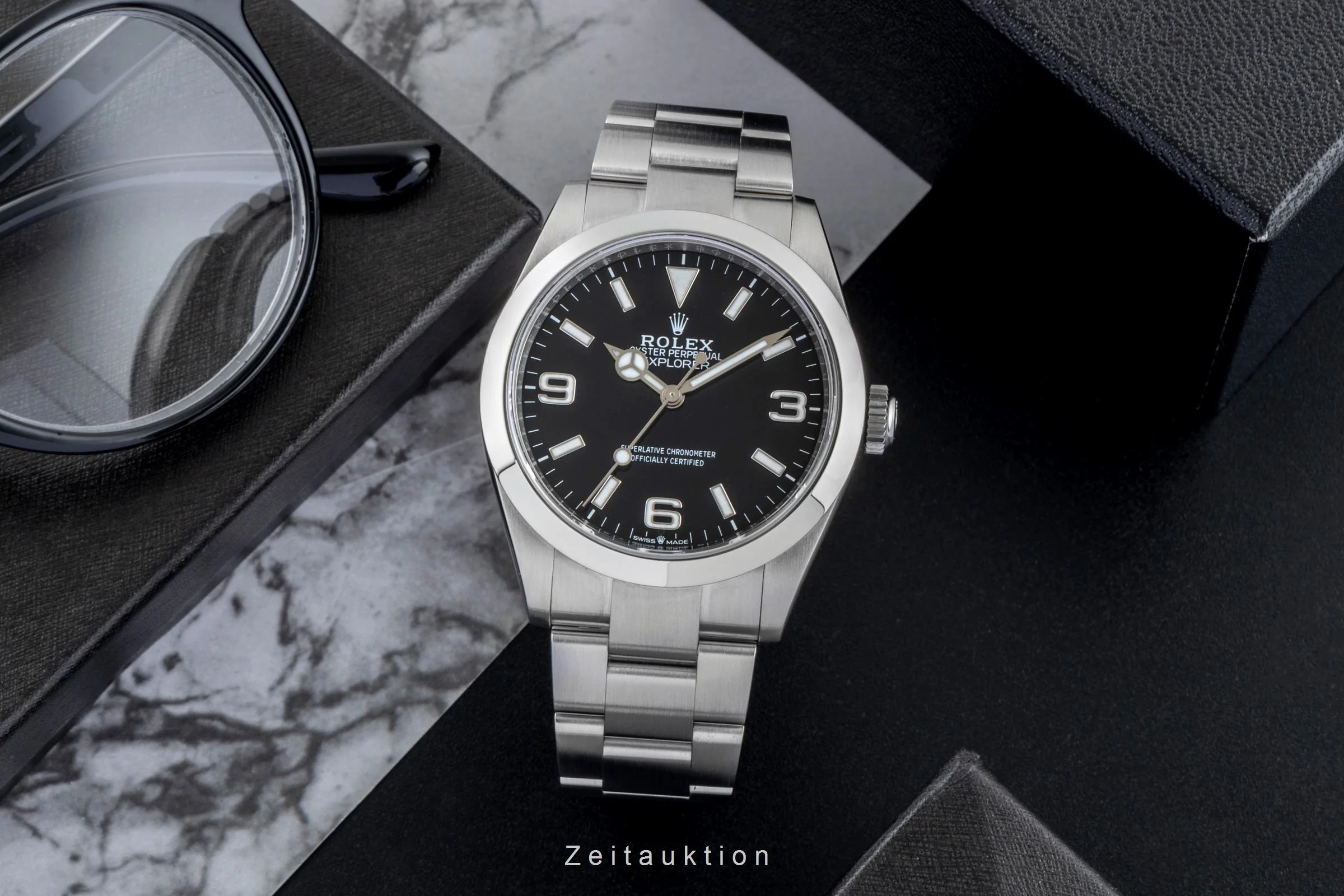 Rolex Oyster Perpetual steel automatic men's watch 224270  [2506811] - Image 4