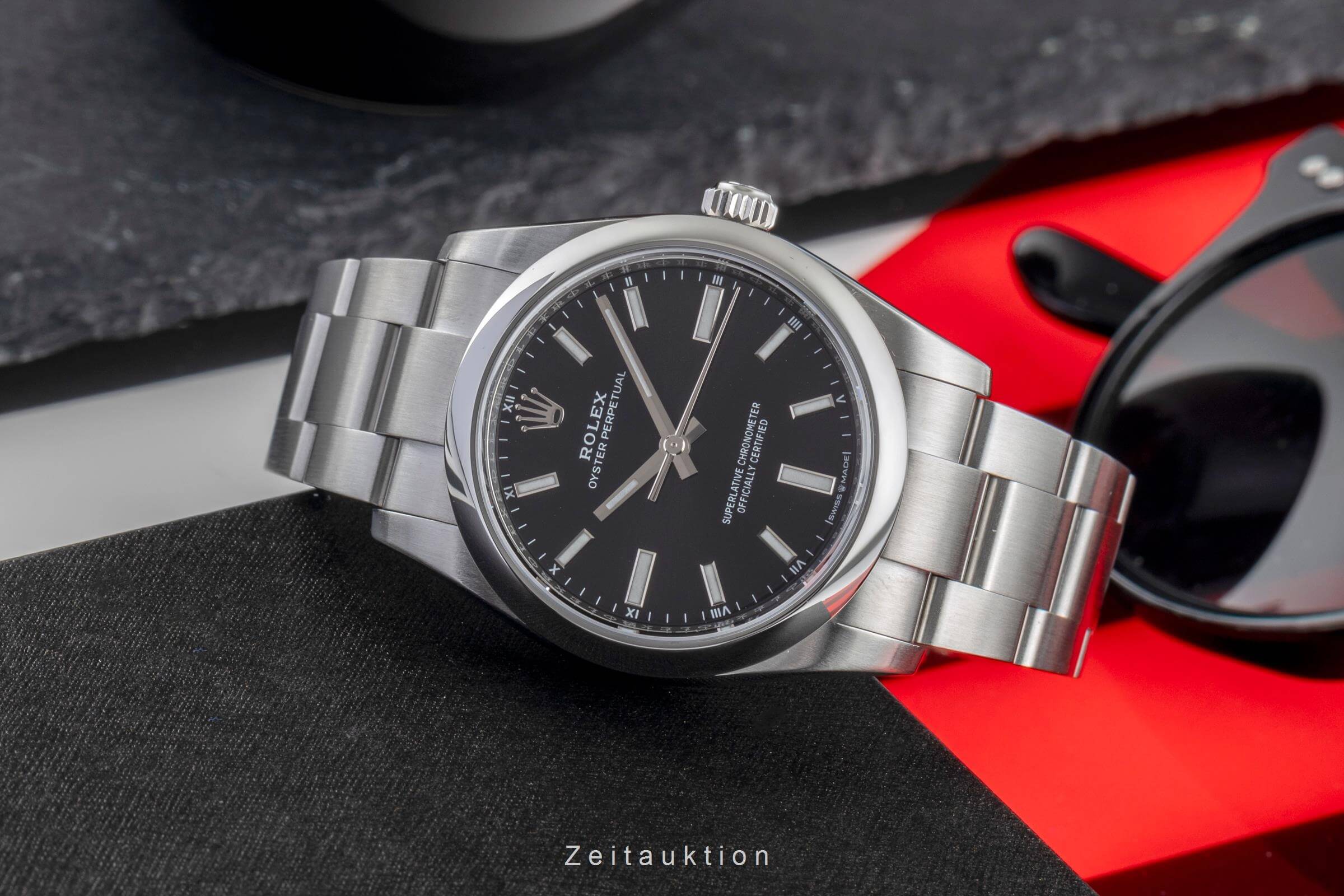 Rolex Oyster Perpetual steel automatic women's watch 124200  [2502258] - Image 3