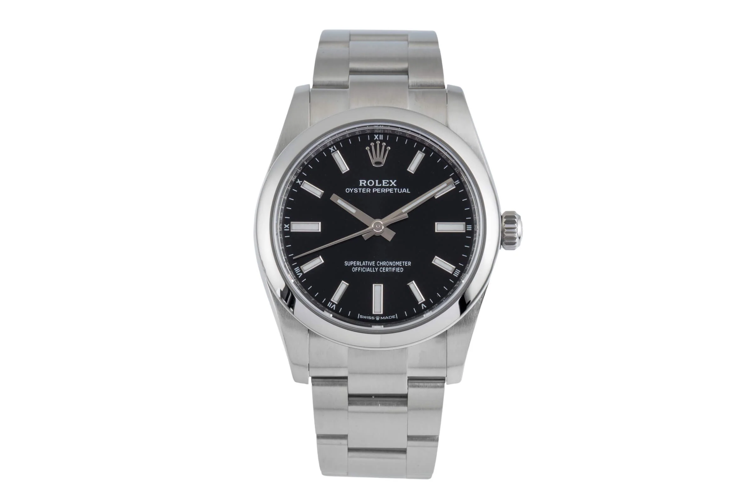 Rolex Oyster Perpetual steel automatic women's watch 124200  [2502258] - Image 5