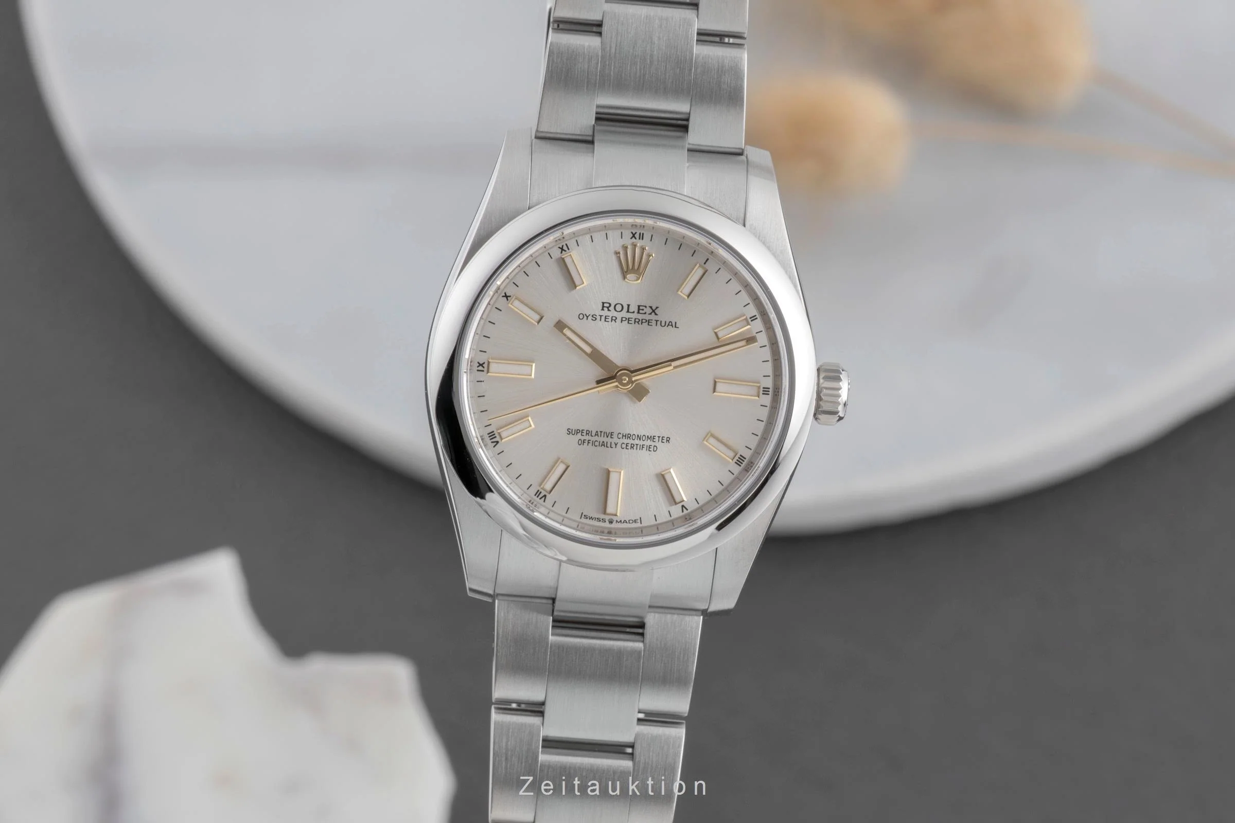 Rolex Oyster Perpetual steel automatic women's watch 124200  [2502587] - Image 2
