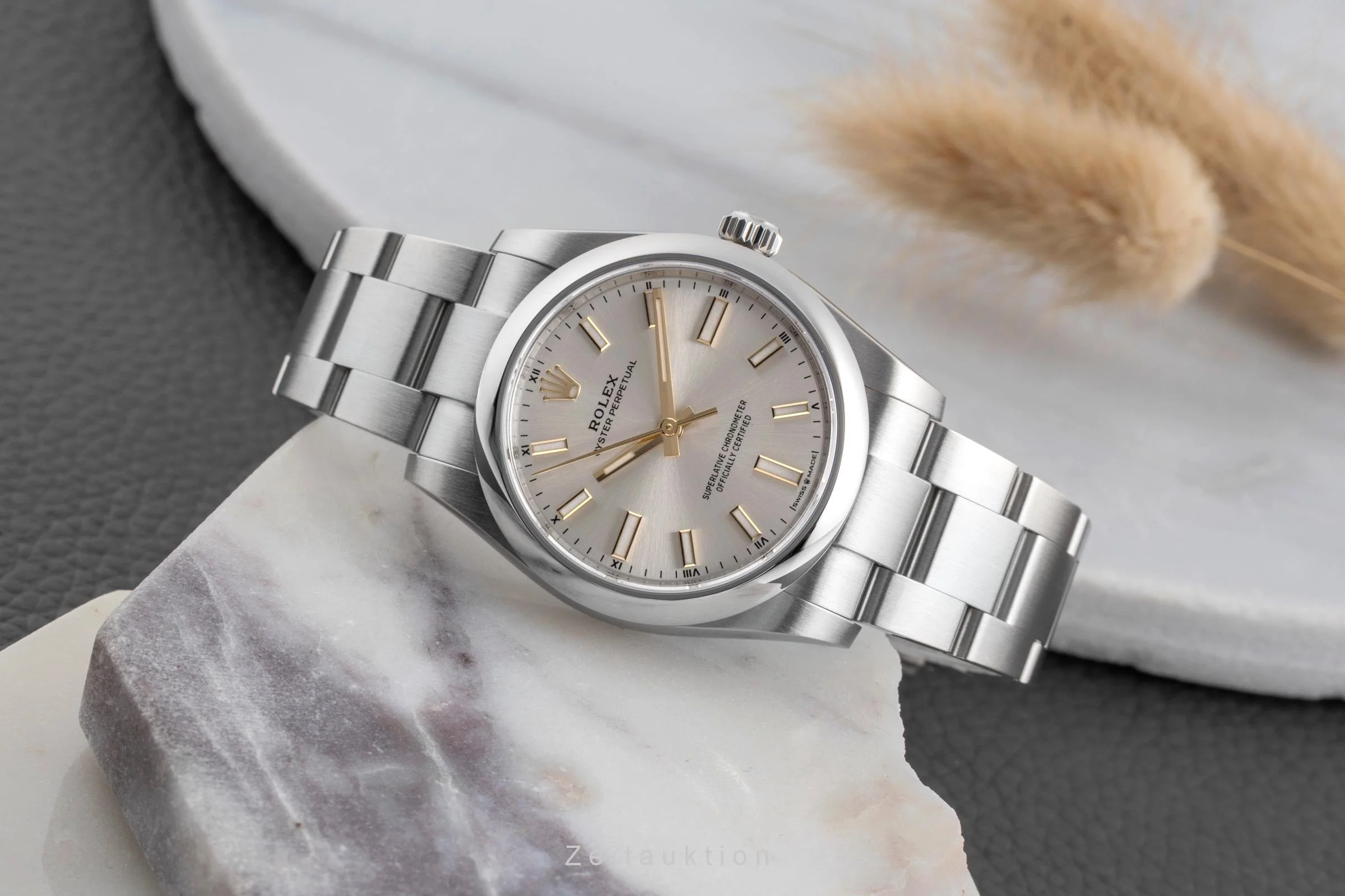 Rolex Oyster Perpetual steel automatic women's watch 124200  [2502587] - Image 3