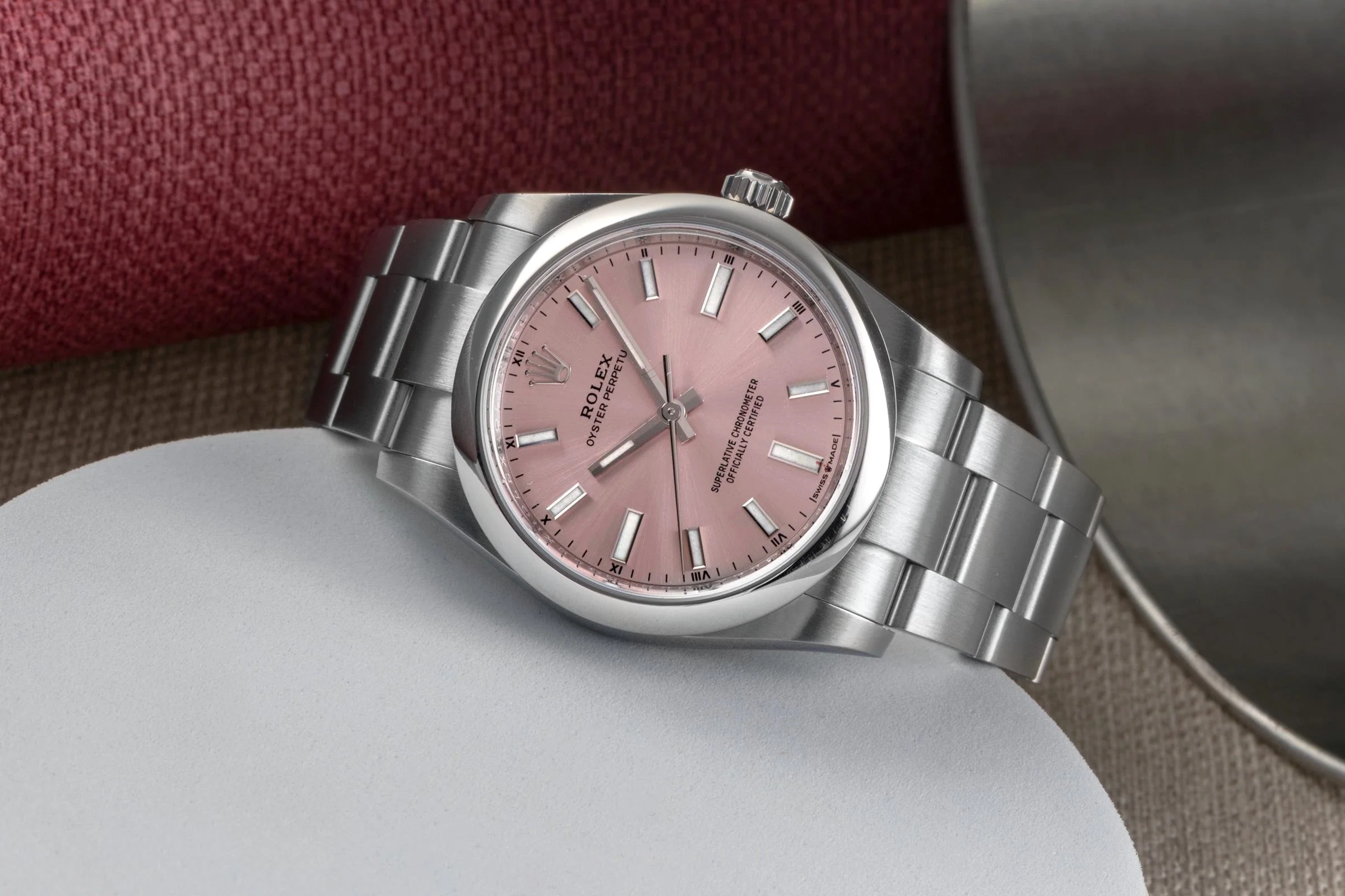 Rolex Oyster Perpetual steel automatic women's watch 124200  [2503293] - Image 3