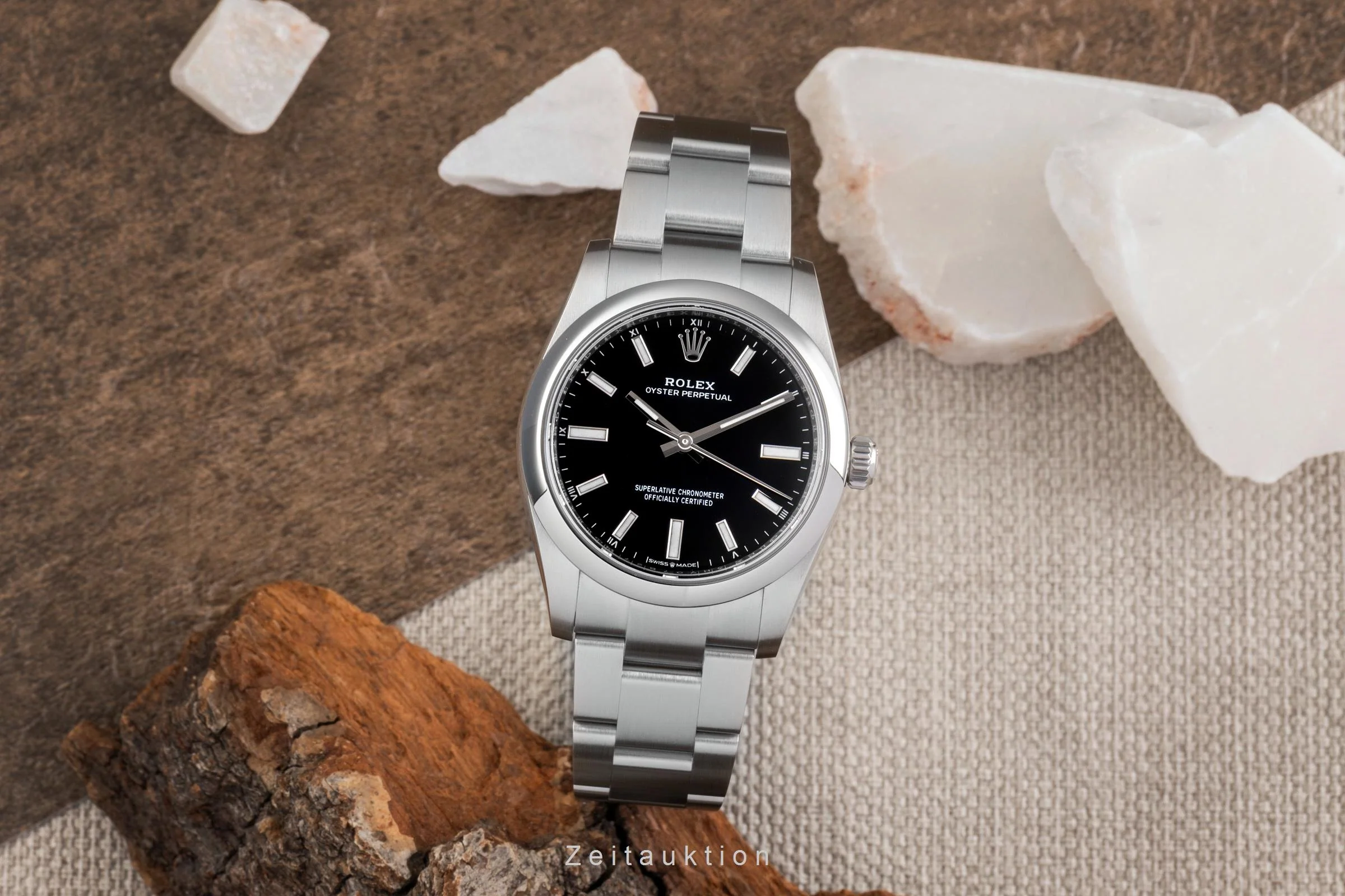 Rolex Oyster Perpetual steel automatic women's watch 124200  [2503528] - Image 4