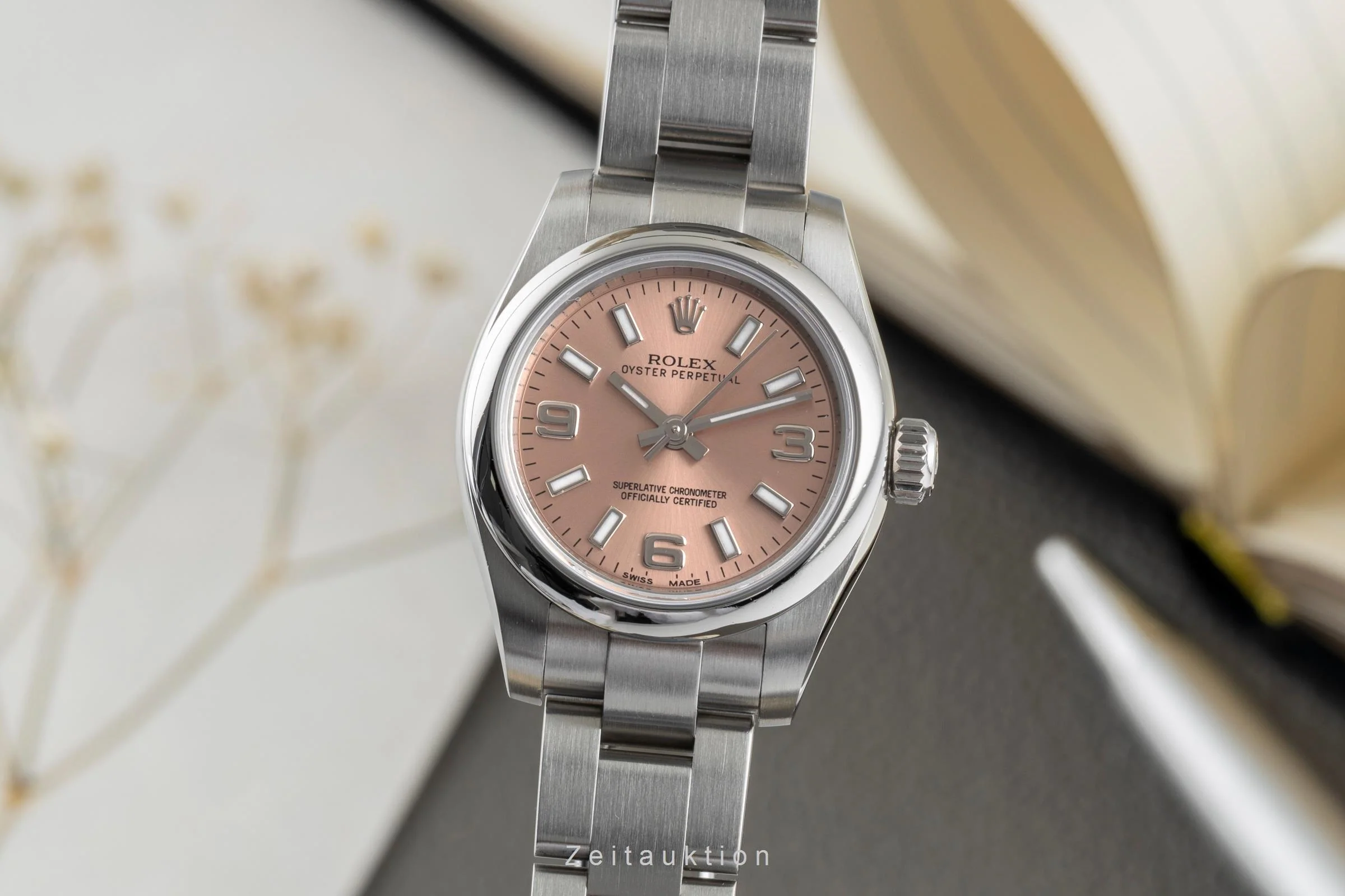 Rolex Oyster Perpetual steel automatic women's watch 176200  [2502324] - Image 2