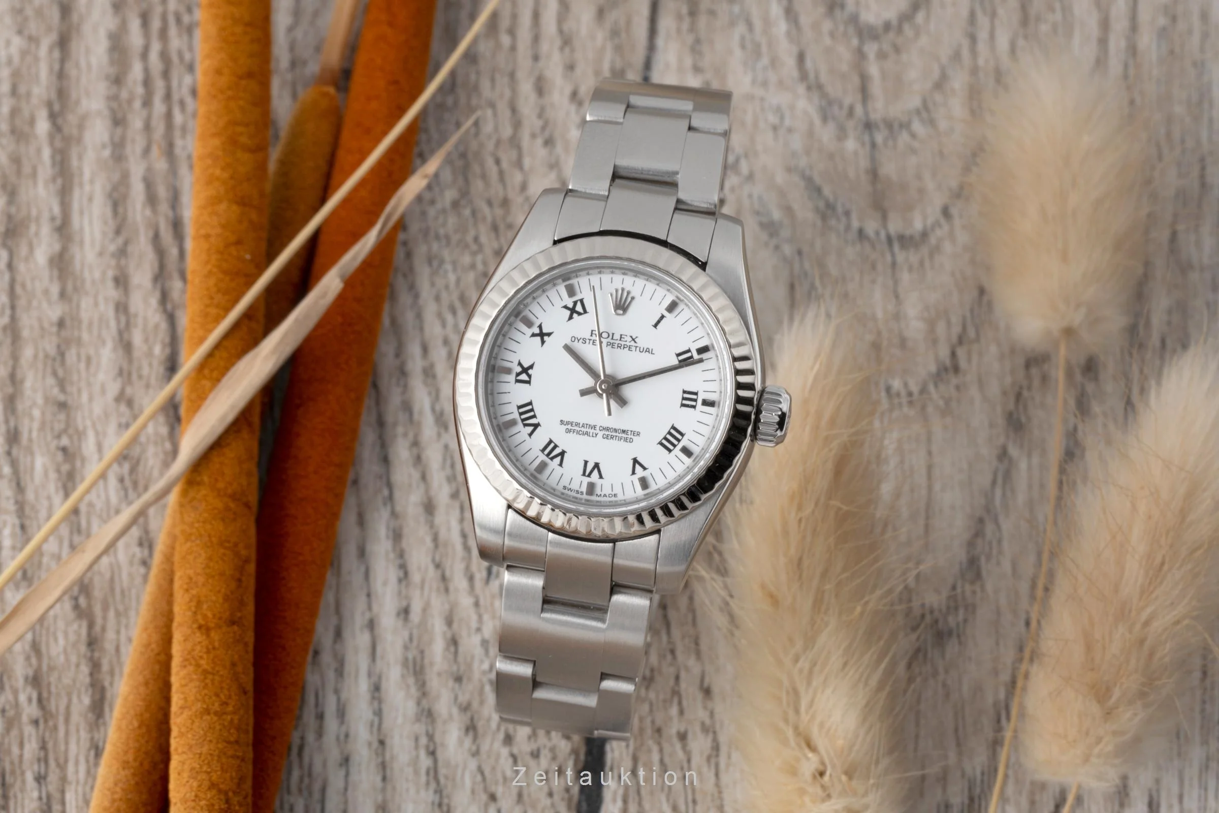 Rolex Oyster Perpetual steel automatic women's watch 176234  [2505374] - Image 4