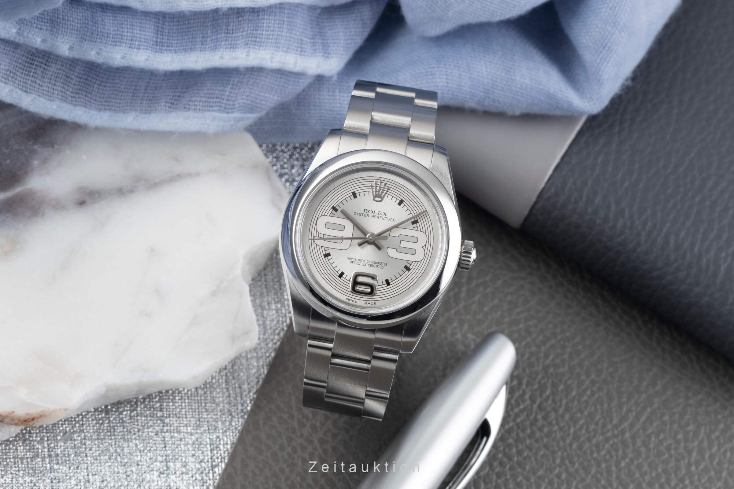 Rolex Oyster Perpetual steel automatic women's watch 177200  [2406268] - Image 3