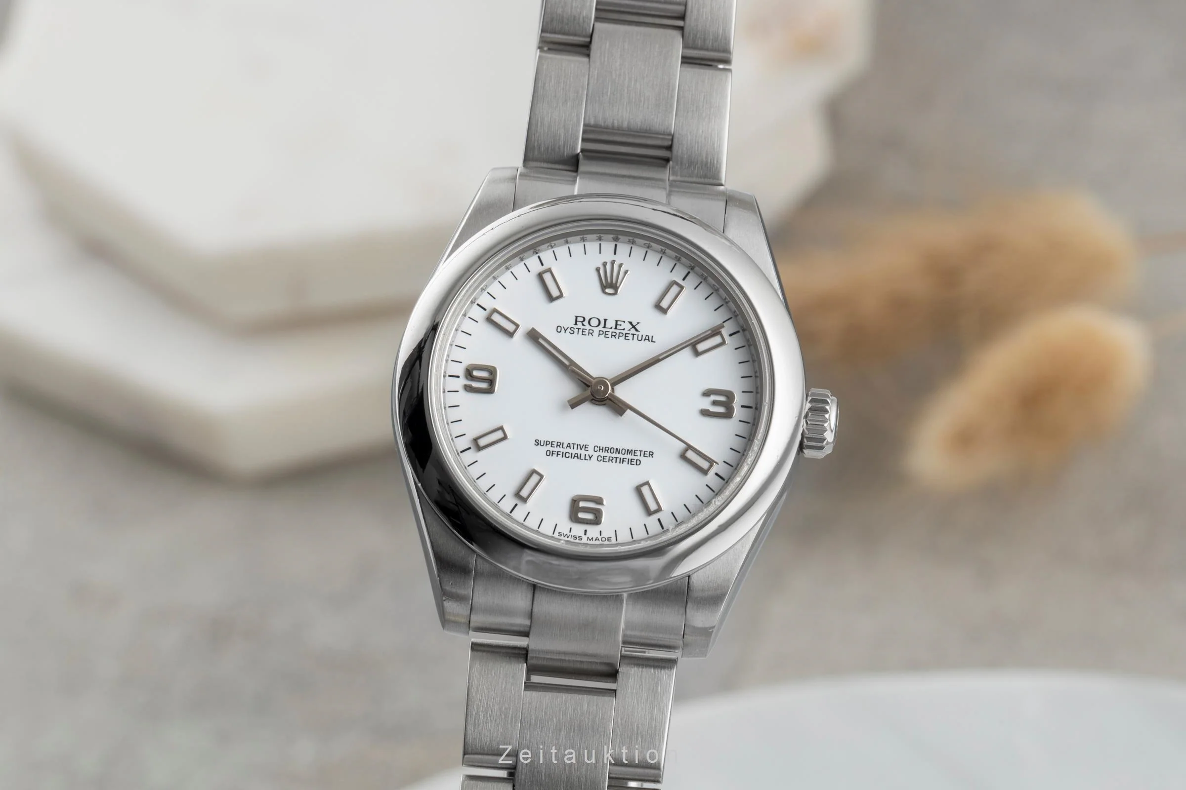 Rolex Oyster Perpetual steel automatic women's watch 177200  [2503535] - Image 2