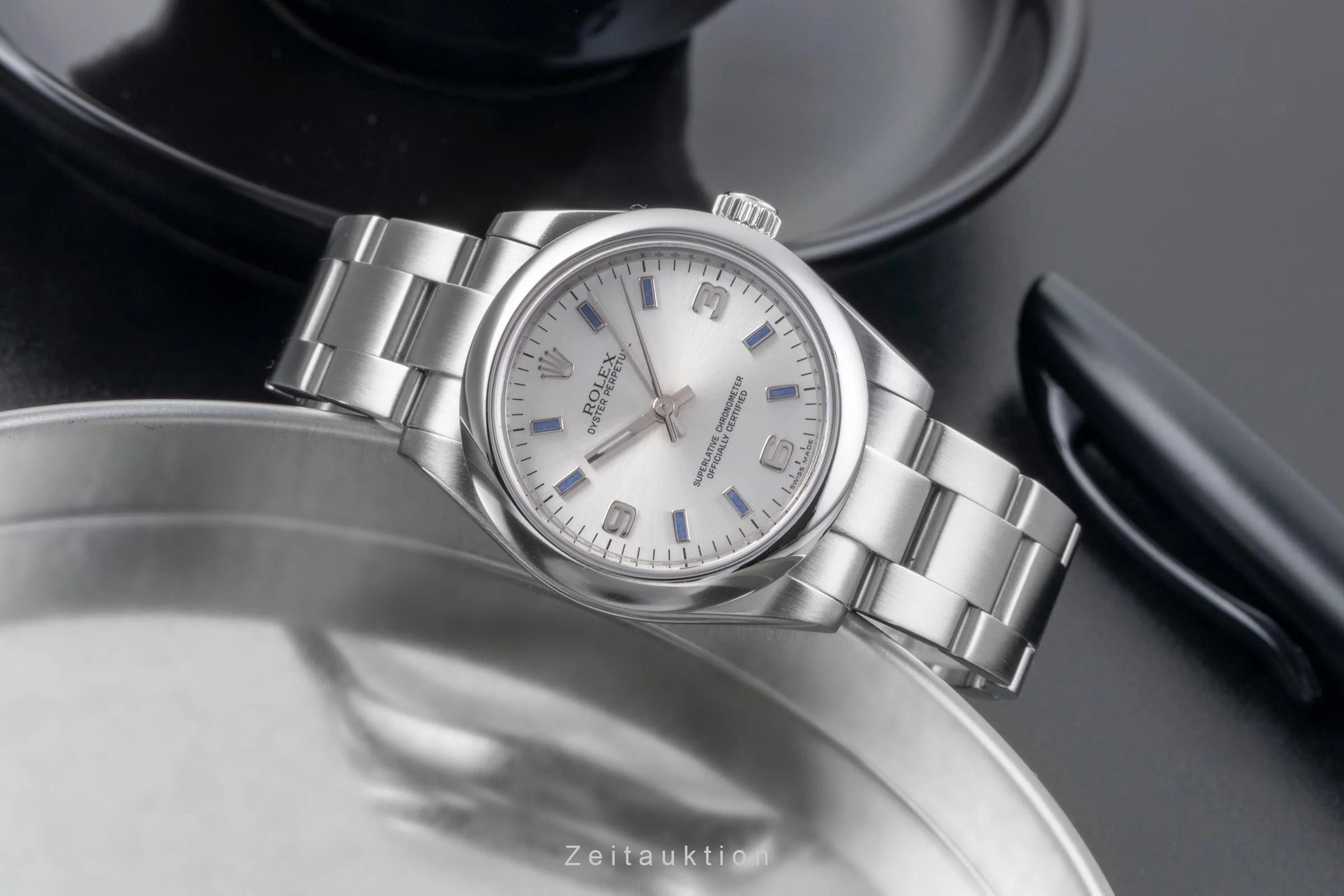 Rolex Oyster Perpetual steel automatic women's watch 177200  [2505765] - Image 3