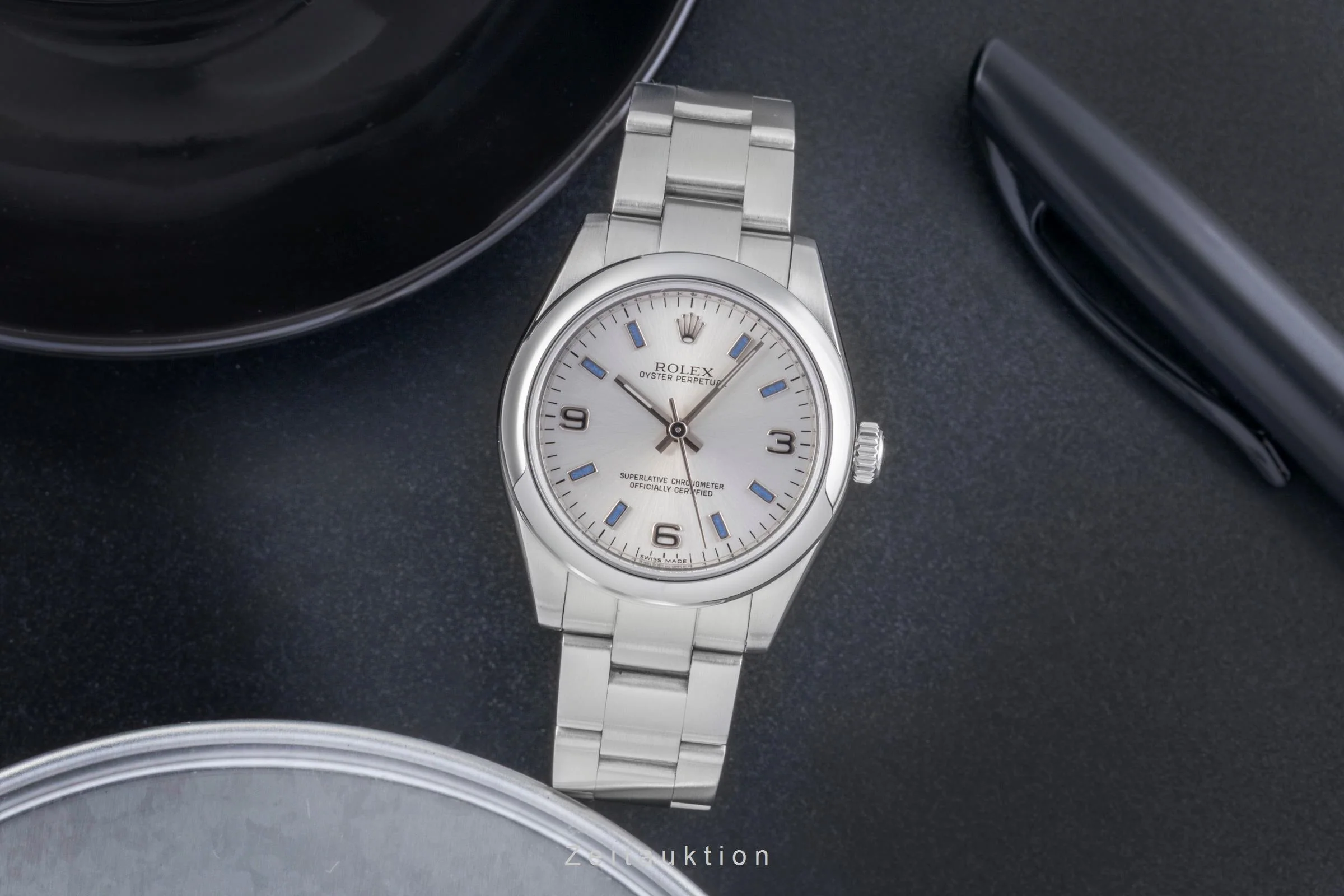 Rolex Oyster Perpetual steel automatic women's watch 177200  [2505765] - Image 4