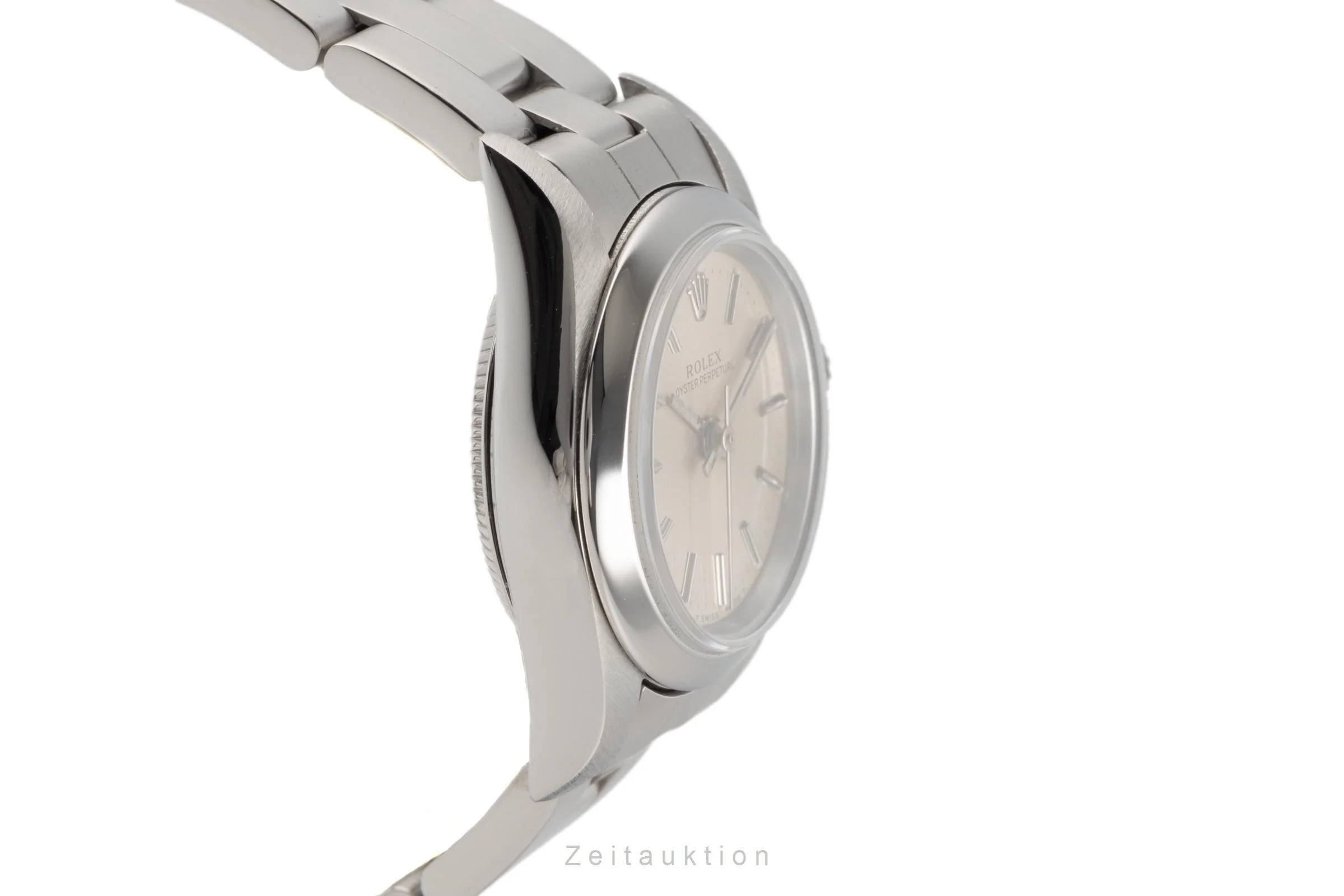 Rolex Oyster Perpetual steel automatic women's watch 67180  [2203021] - Image 7