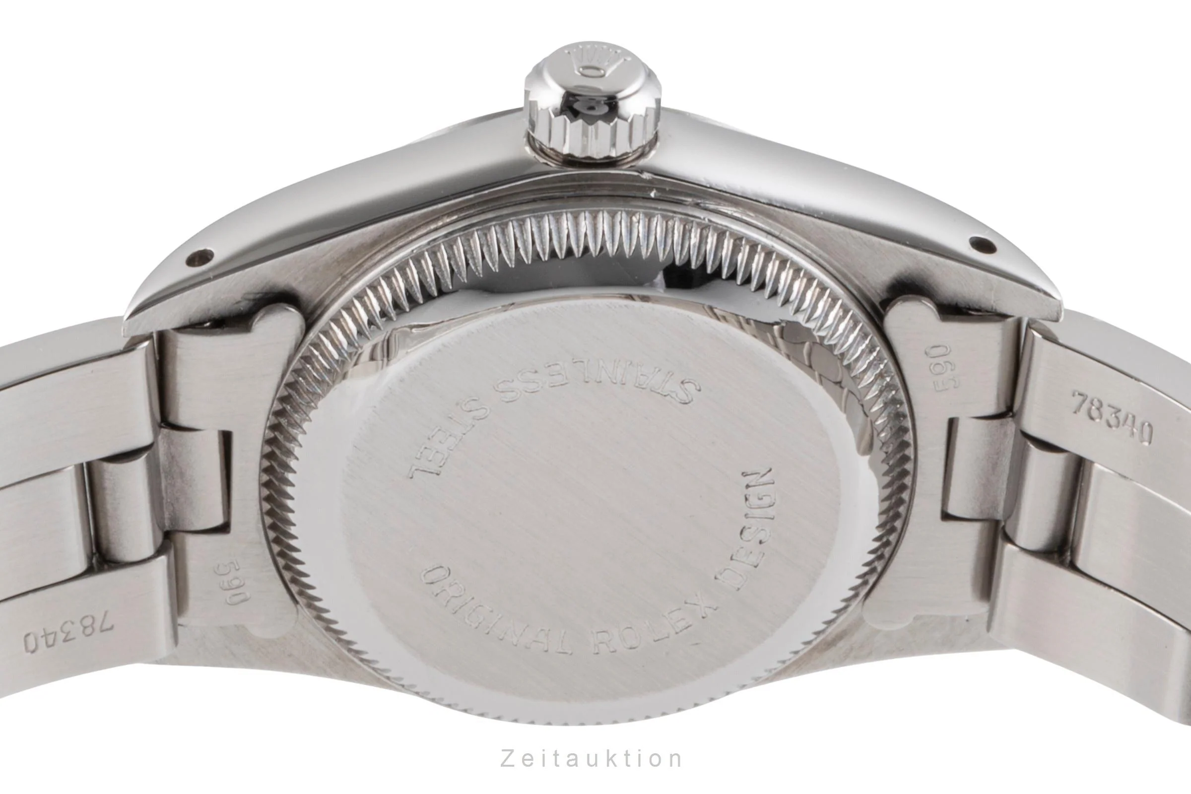 Rolex Oyster Perpetual steel automatic women's watch 67180  [2403940] - Image 11