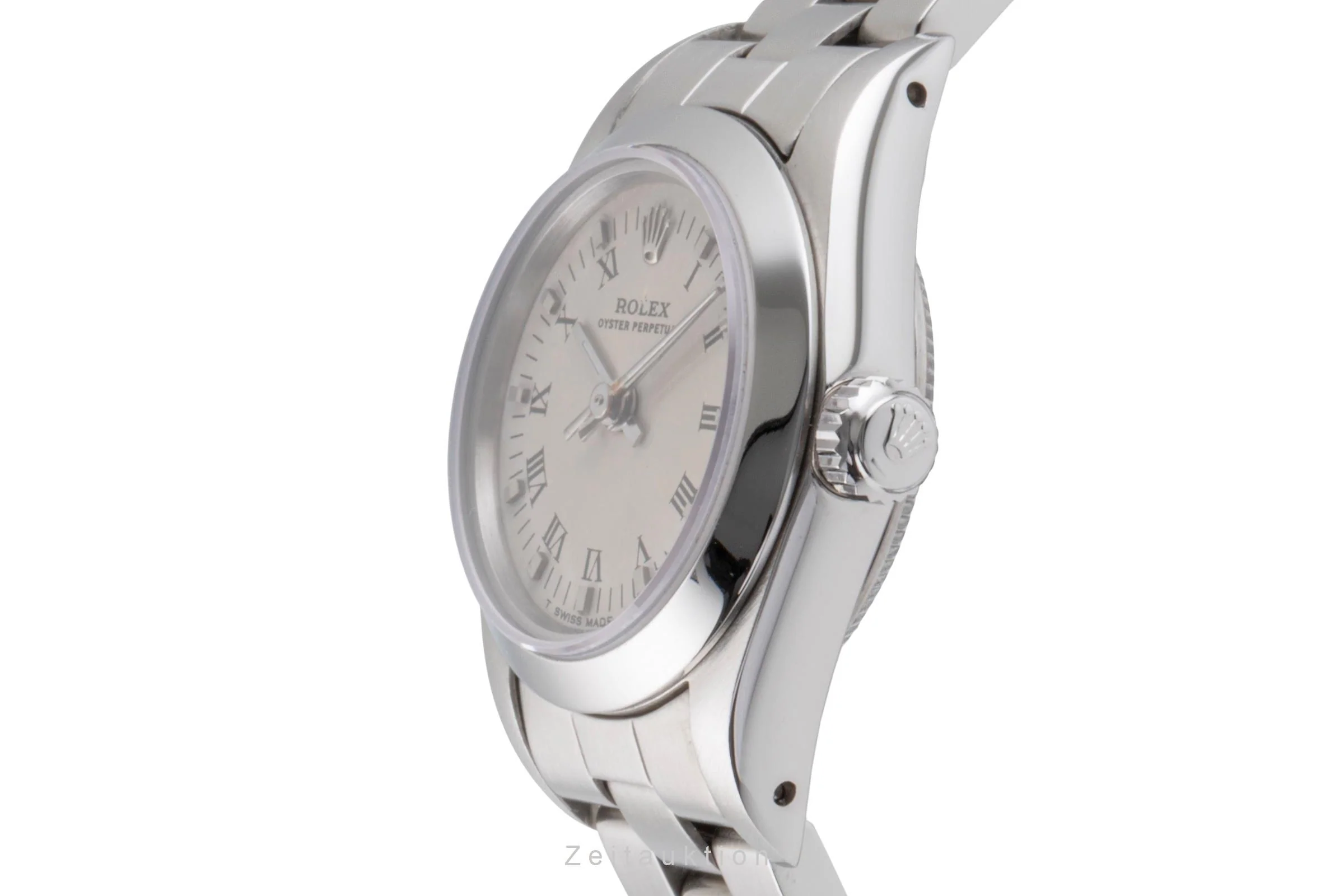 Rolex Oyster Perpetual steel automatic women's watch 67180  [2403940] - Image 7