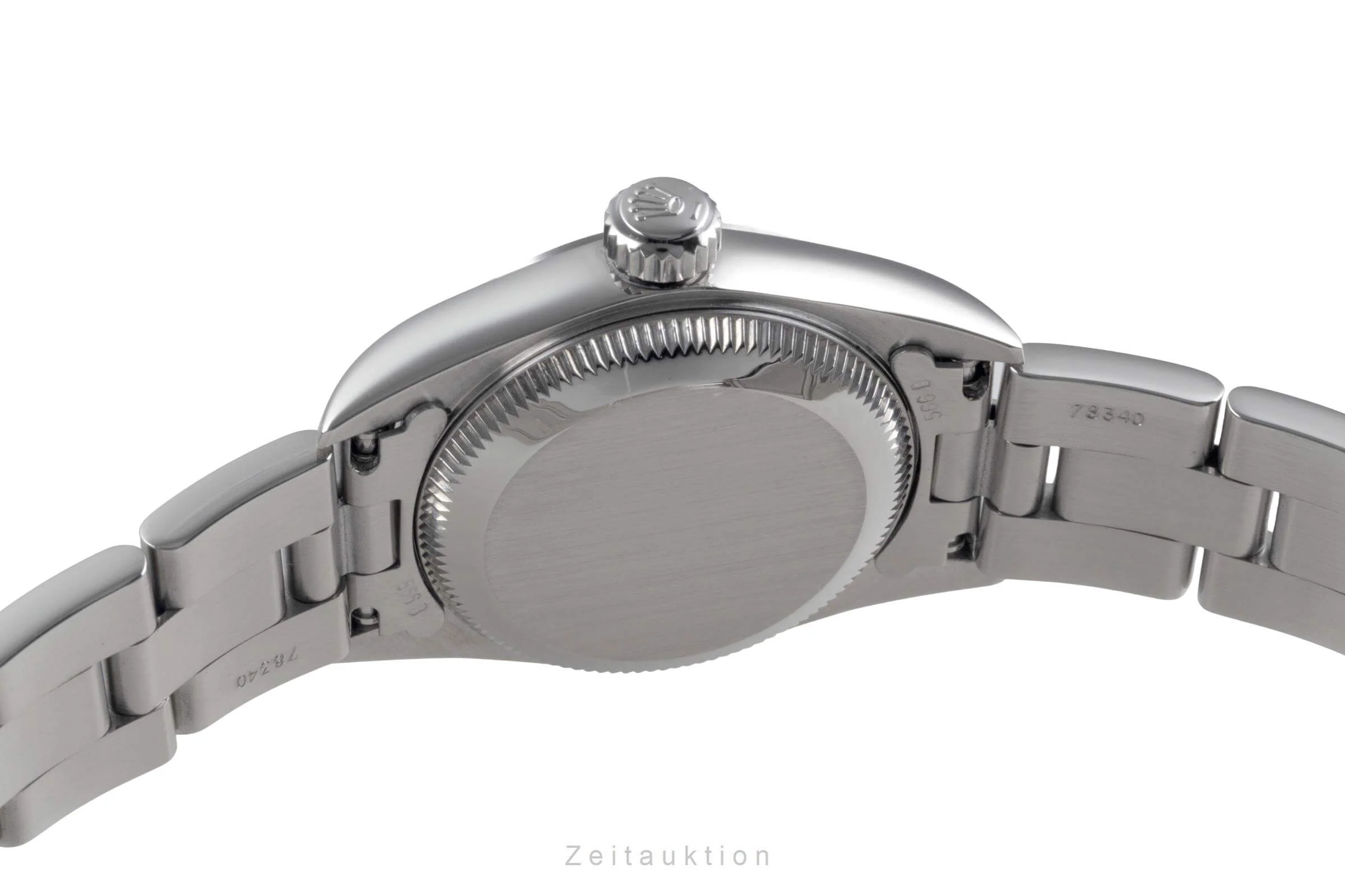 Rolex Oyster Perpetual steel automatic women's watch 67180  [2500843] - Image 10