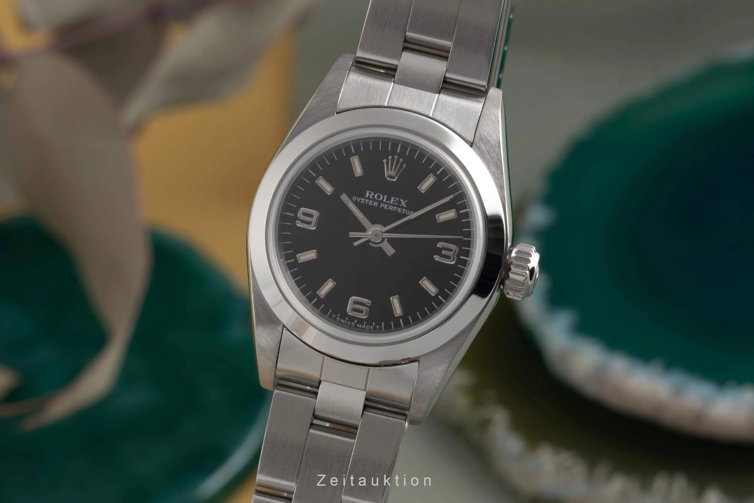 Rolex Oyster Perpetual steel automatic women's watch 67180  [2501763] - Image 2