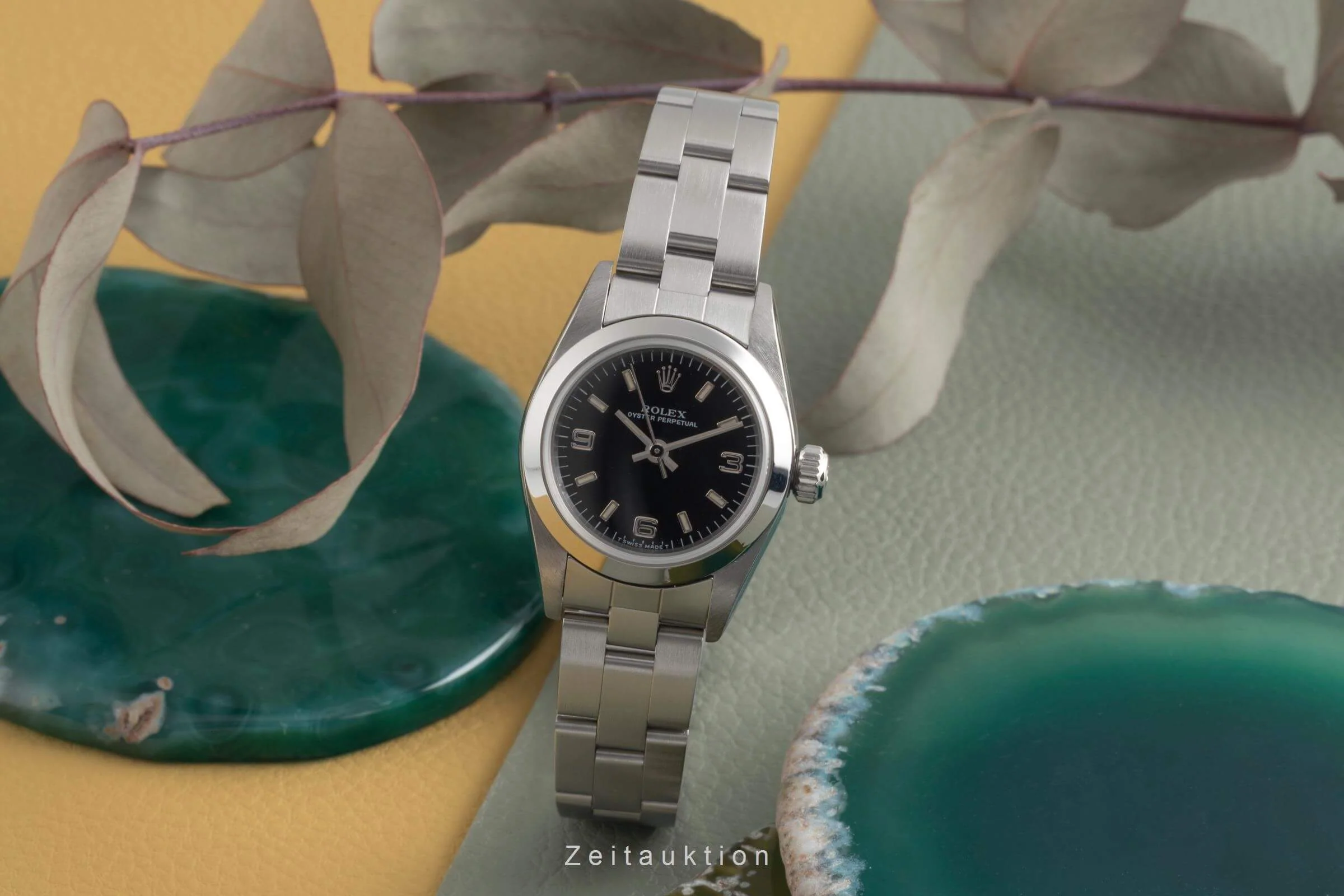 Rolex Oyster Perpetual steel automatic women's watch 67180  [2501763] - Image 4