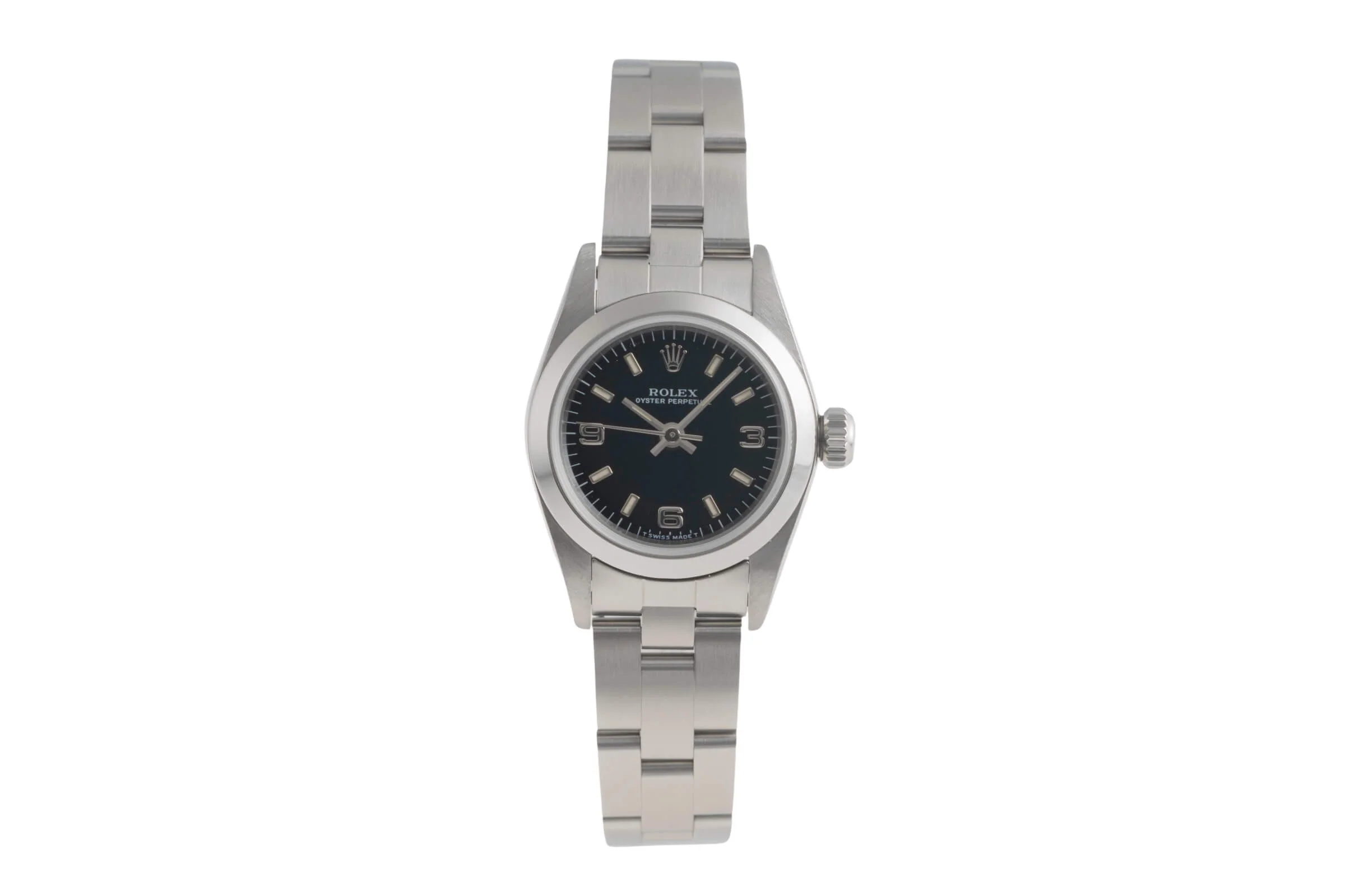 Rolex Oyster Perpetual steel automatic women's watch 67180  [2501763] - Image 5