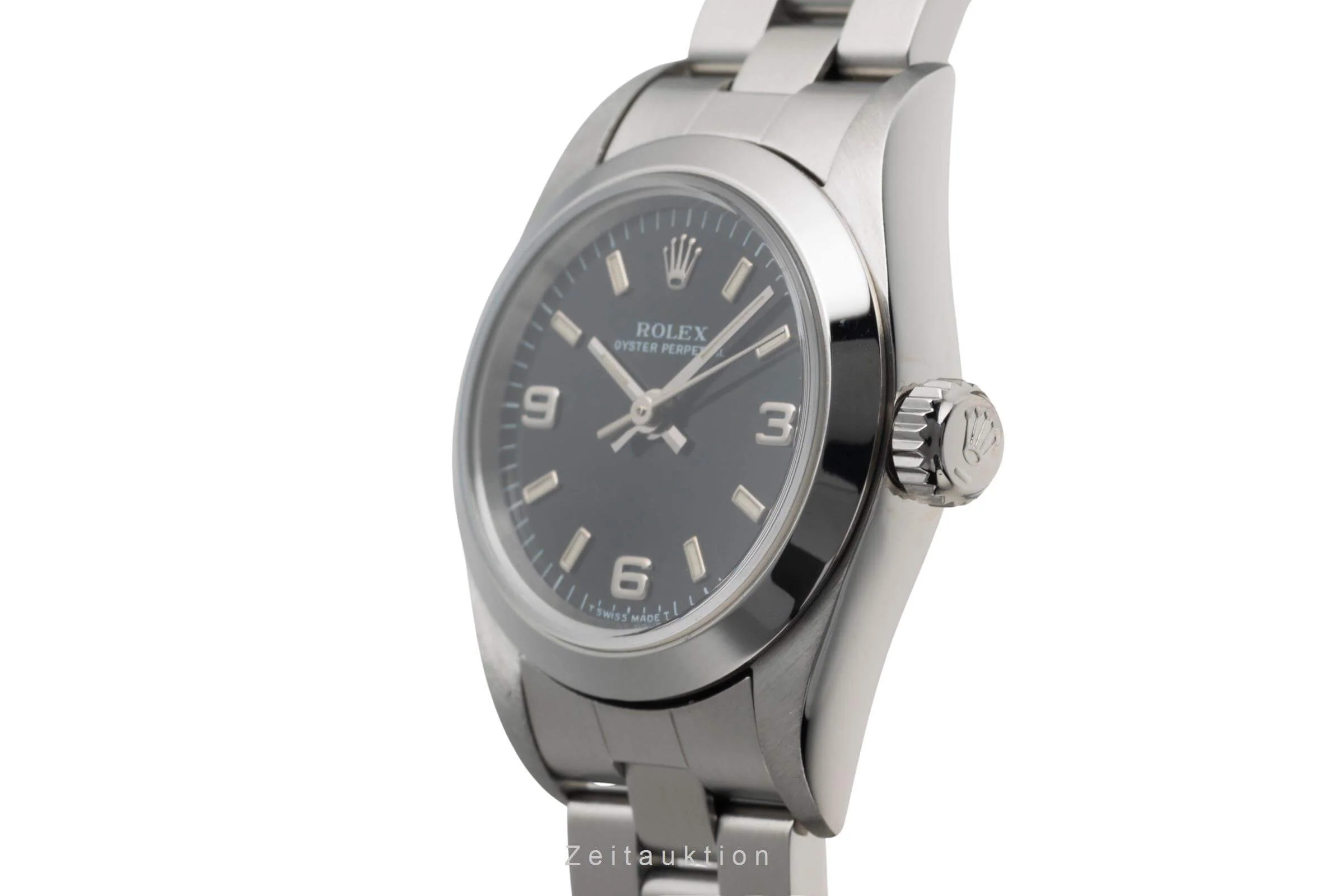 Rolex Oyster Perpetual steel automatic women's watch 67180  [2501763] - Image 7