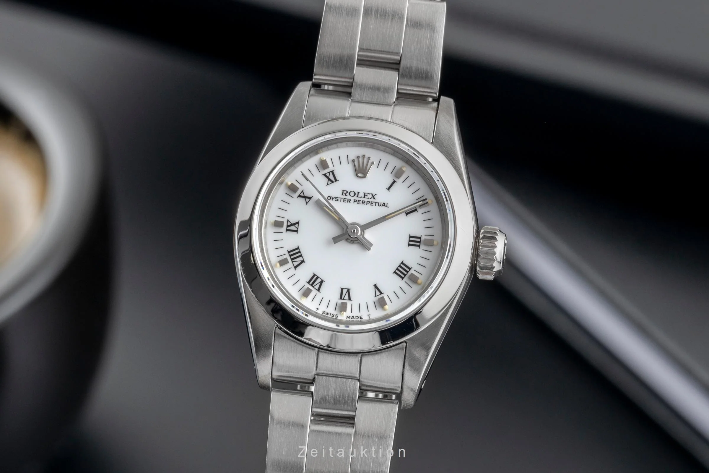 Rolex Oyster Perpetual steel automatic women's watch 67180  [2502614] - Image 2
