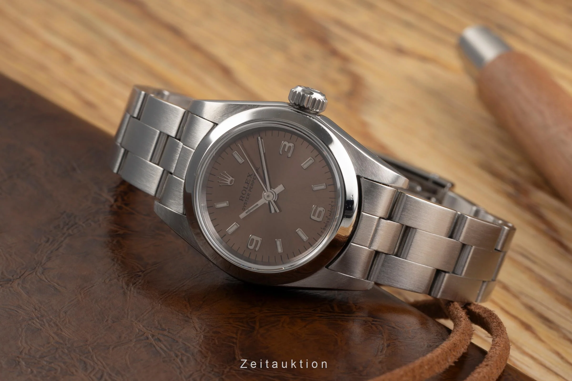 Rolex Oyster Perpetual steel automatic women's watch 67180  [2503693] - Image 3