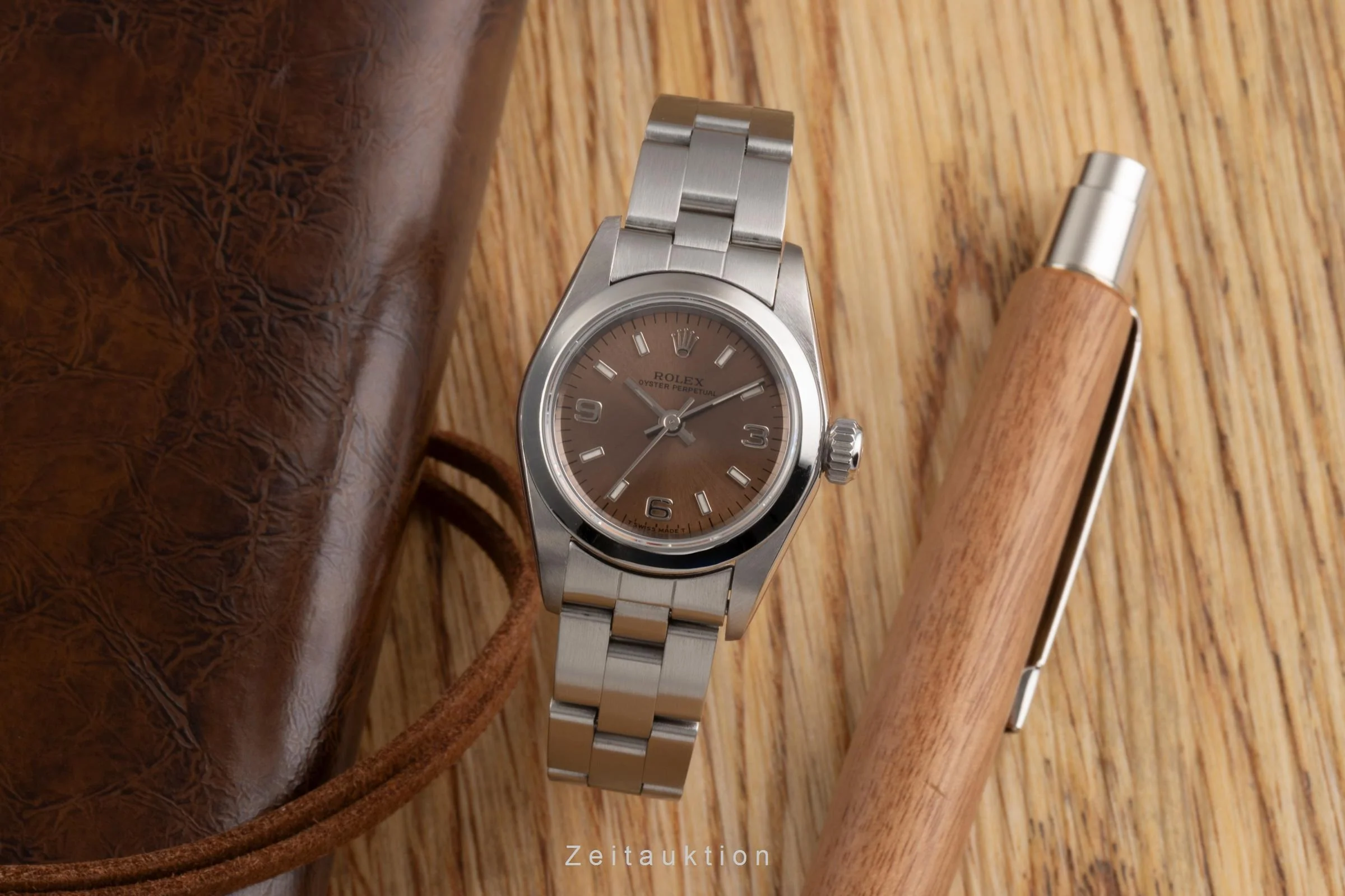 Rolex Oyster Perpetual steel automatic women's watch 67180  [2503693] - Image 4