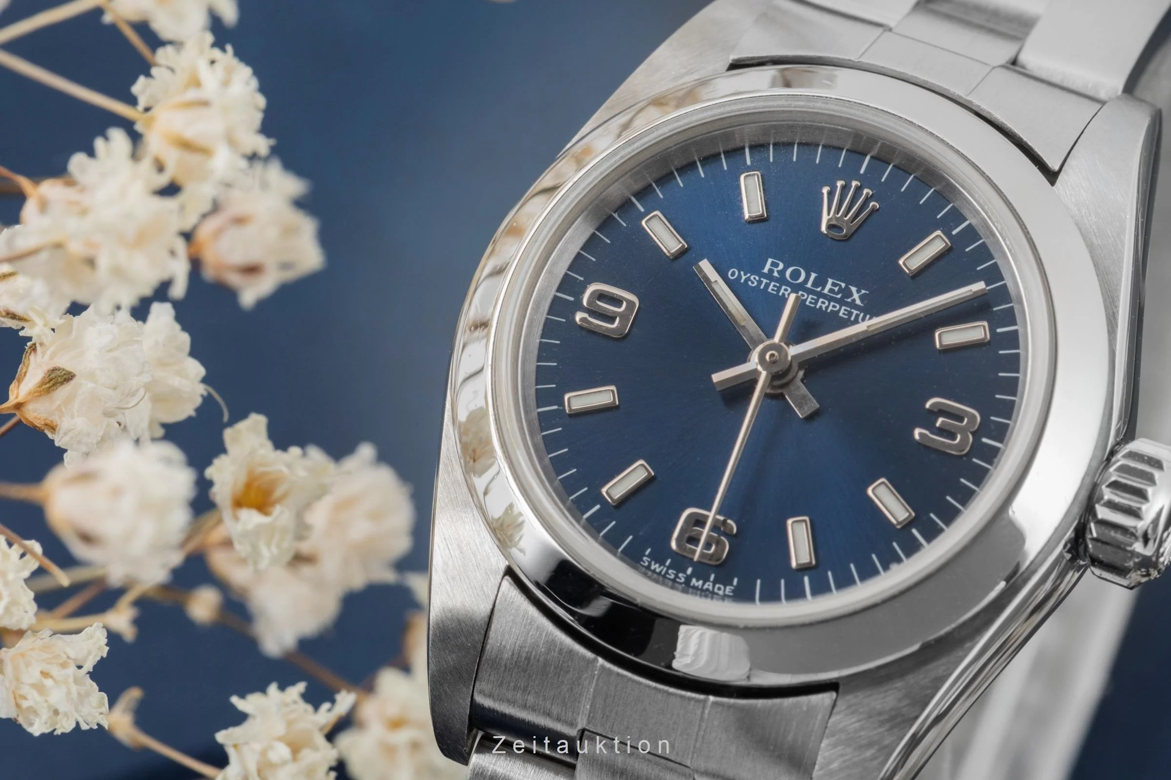 Rolex Oyster Perpetual steel automatic women's watch 67180  [2505711] - Image 14