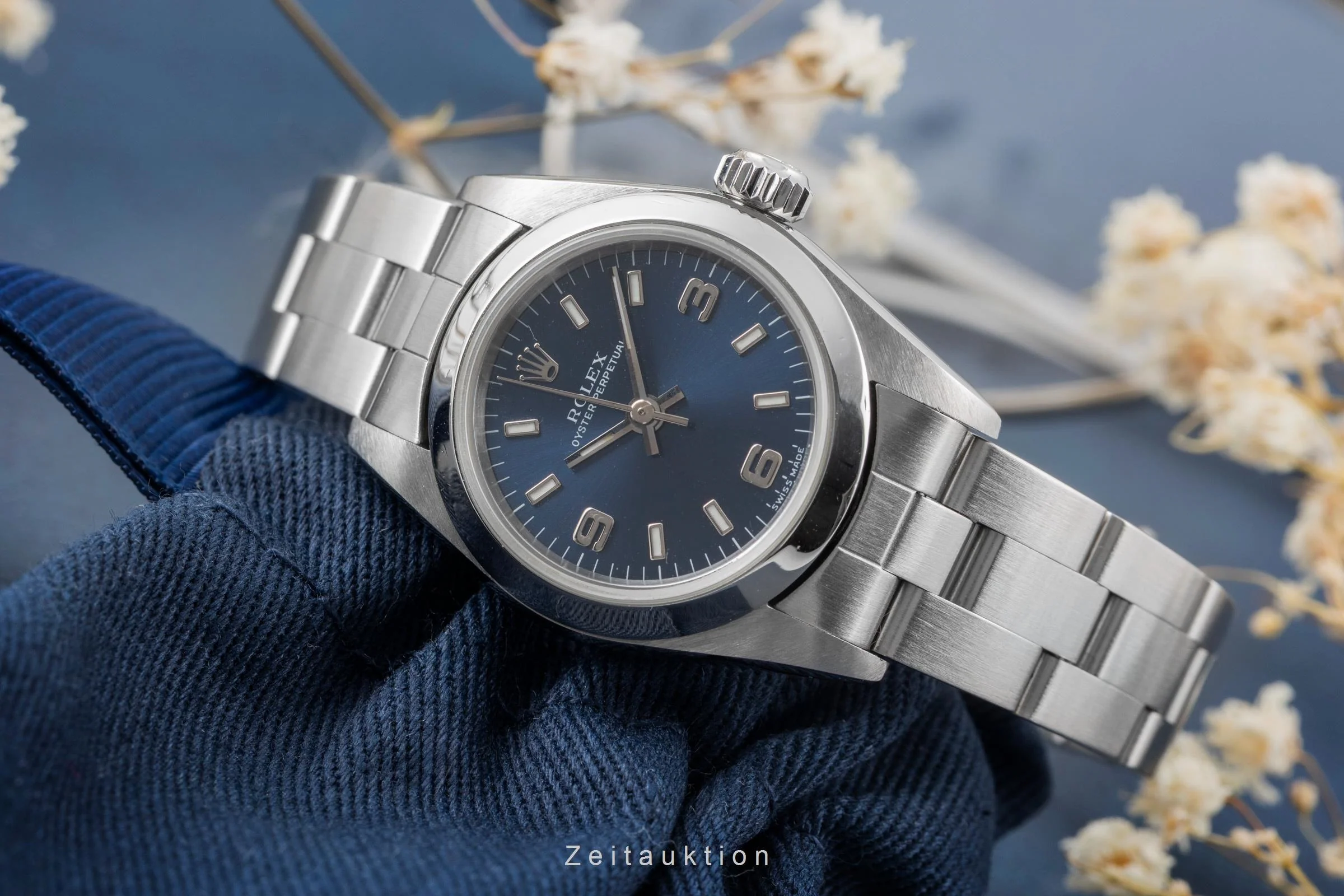 Rolex Oyster Perpetual steel automatic women's watch 67180  [2505711] - Image 3