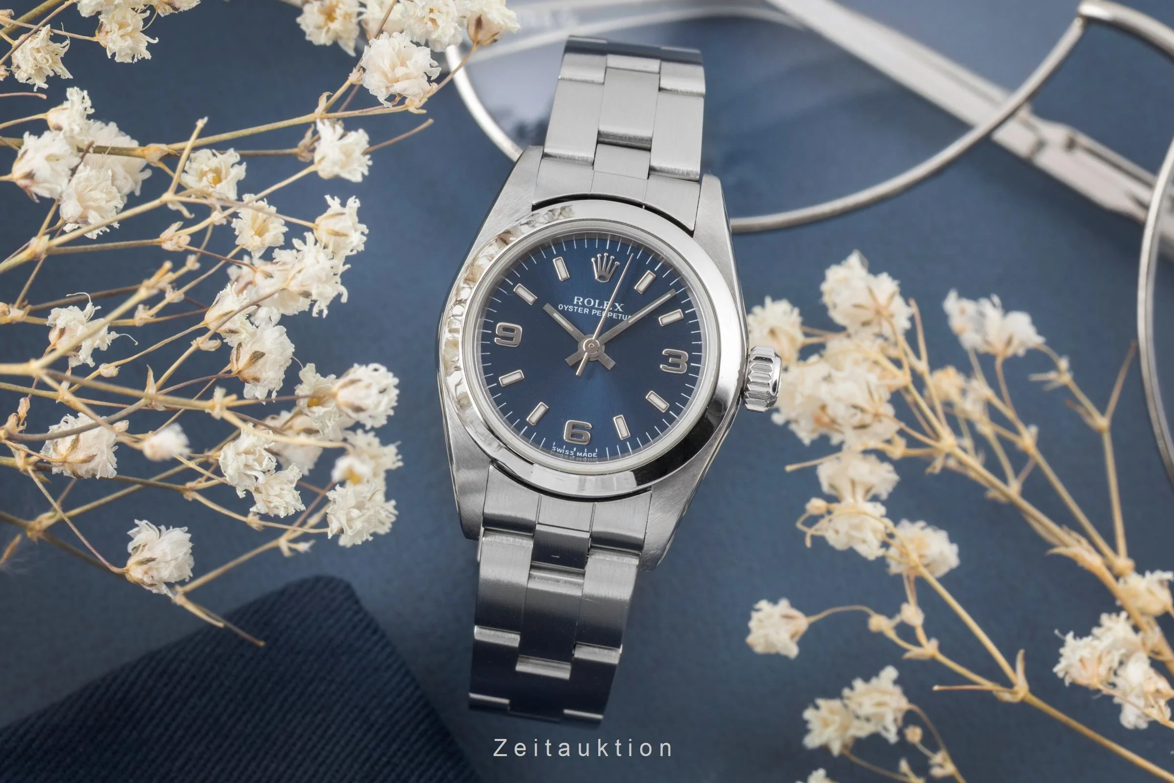 Rolex Oyster Perpetual steel automatic women's watch 67180  [2505711] - Image 4