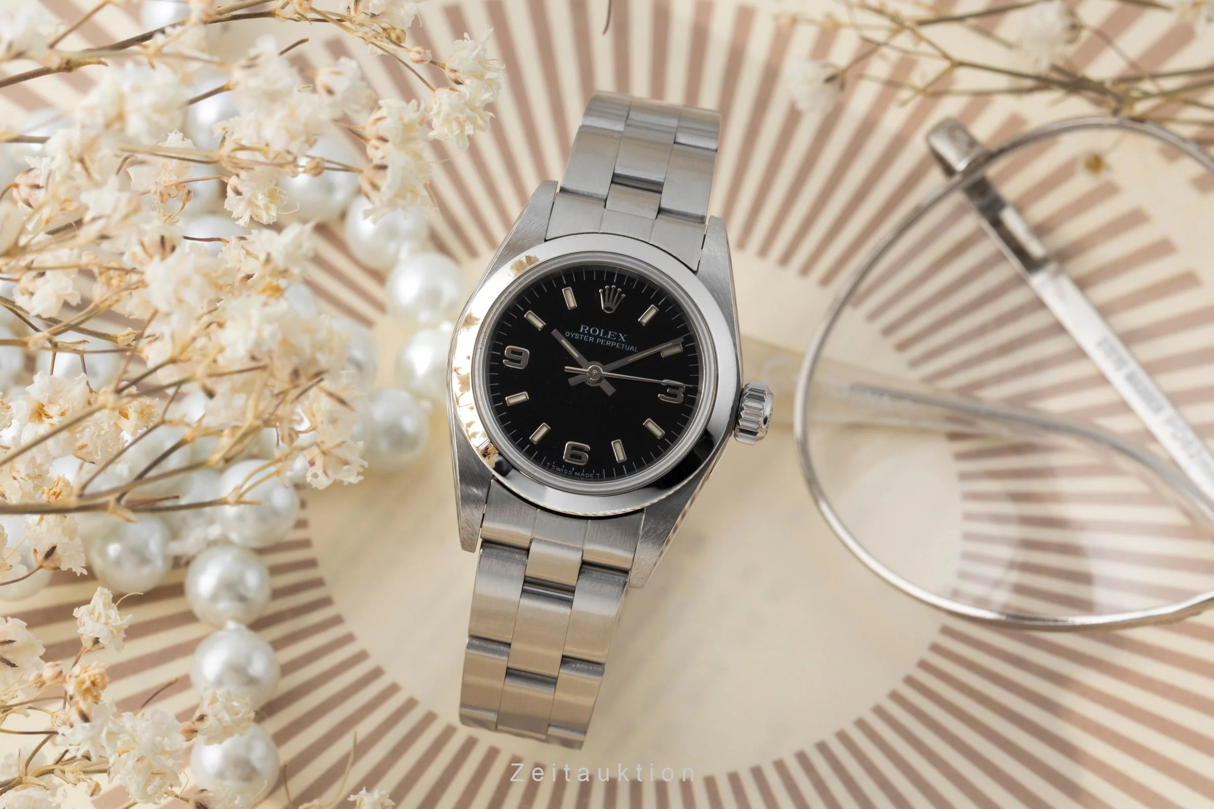 Rolex Oyster Perpetual steel automatic women's watch 67180  [2505712] - Image 4