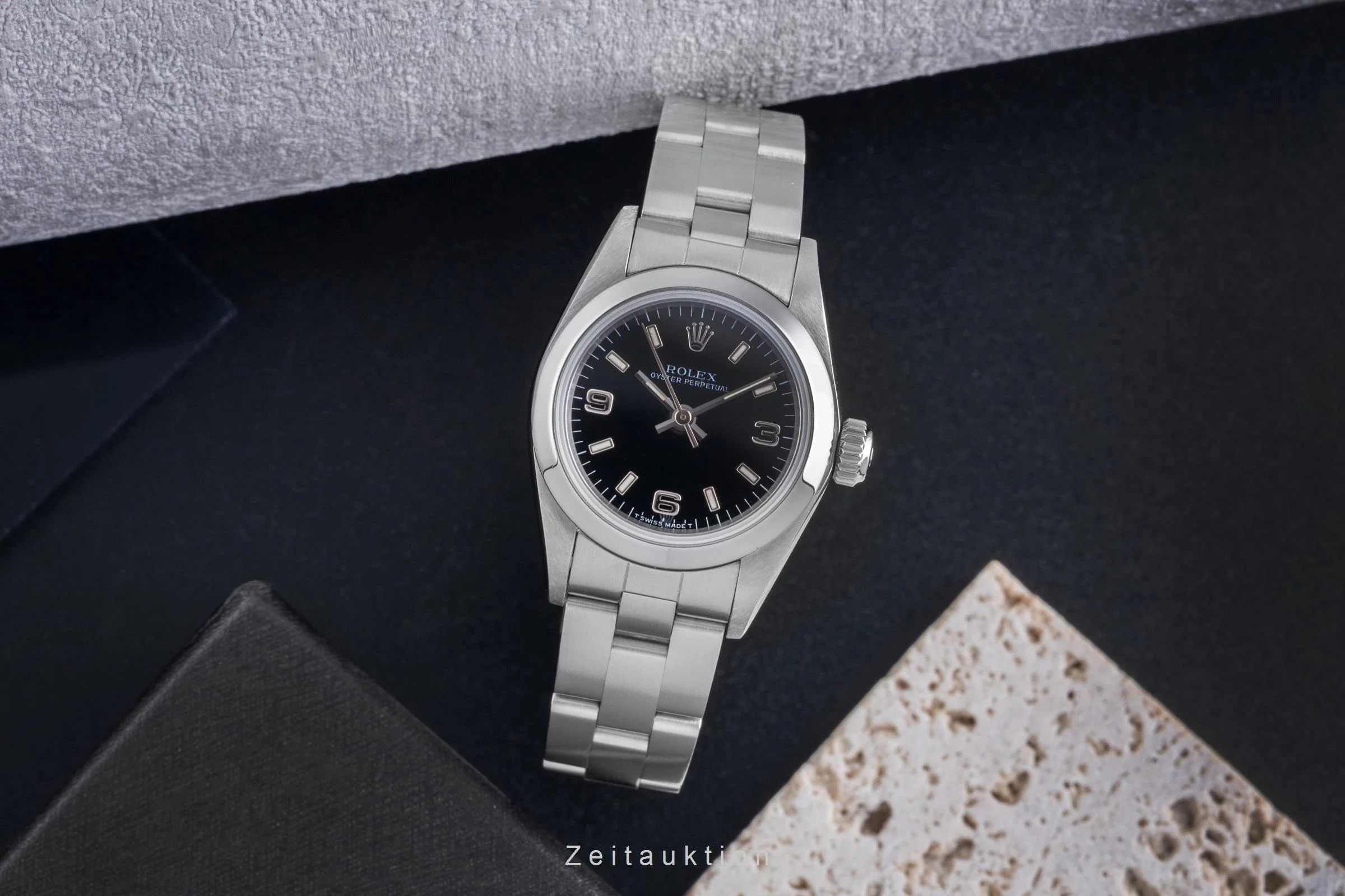 Rolex Oyster Perpetual steel automatic women's watch 67180  [2507464] - Image 4