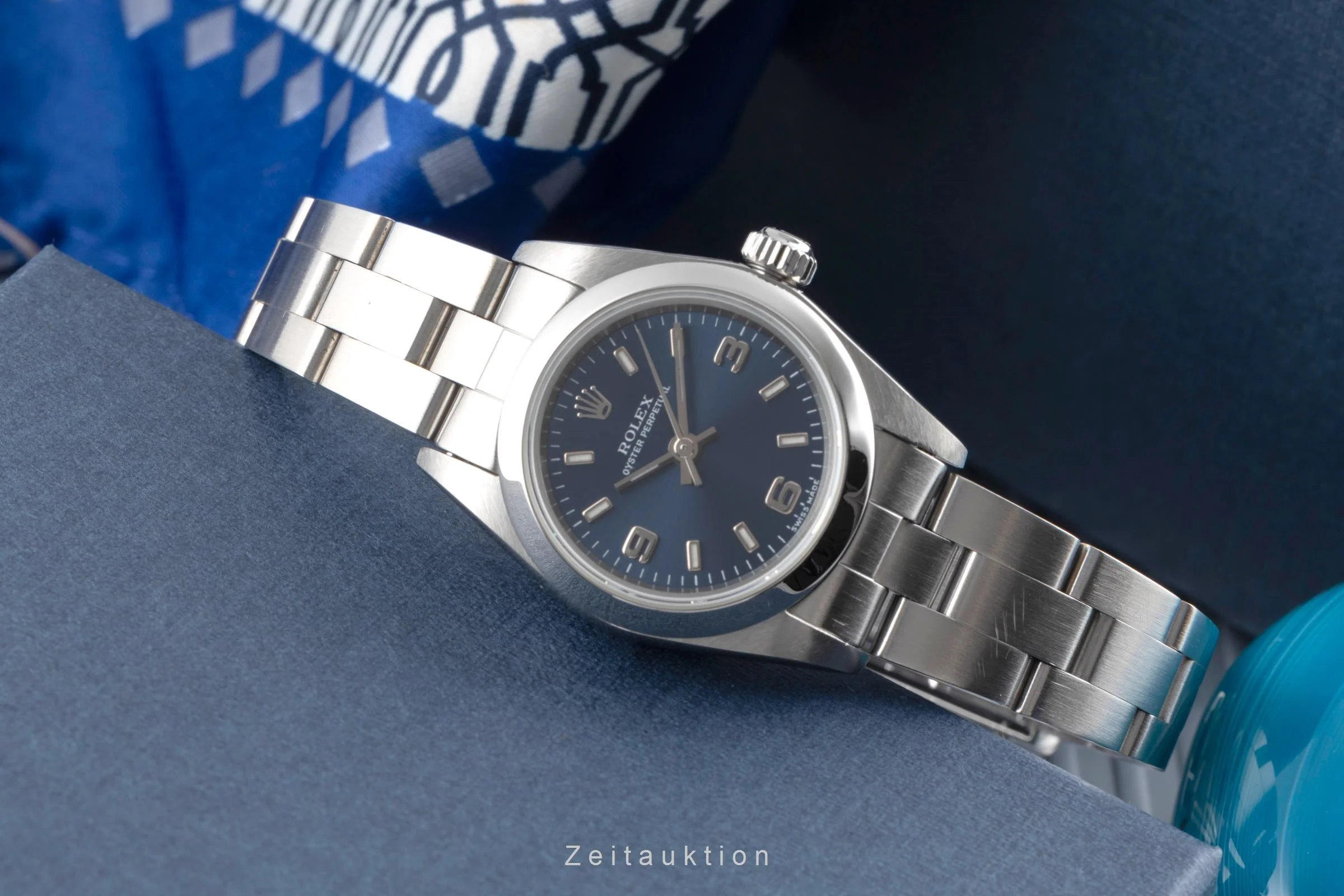 Rolex Oyster Perpetual steel automatic women's watch 76080  [2504408] - Image 3