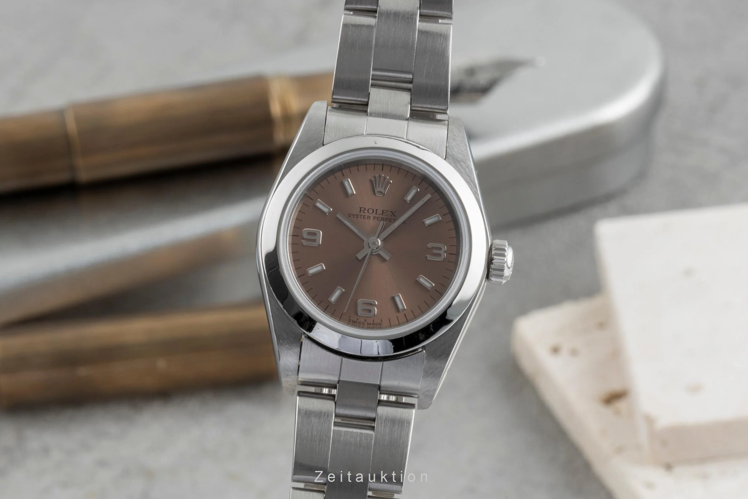 Rolex Oyster Perpetual steel automatic women's watch 76080  [2506328] - Image 2