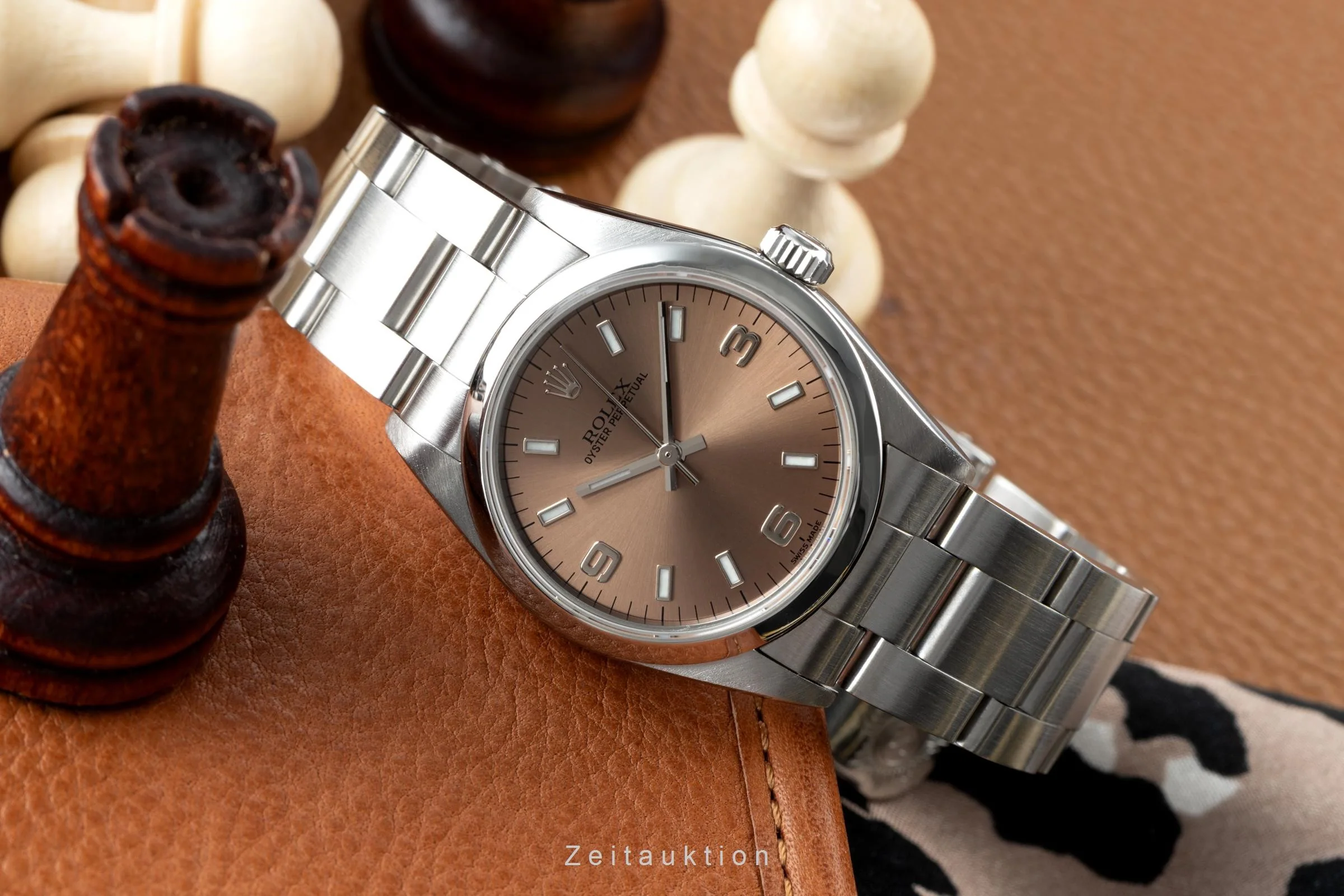 Rolex Oyster Perpetual steel automatic women's watch 77080  [2200656] - Image 3