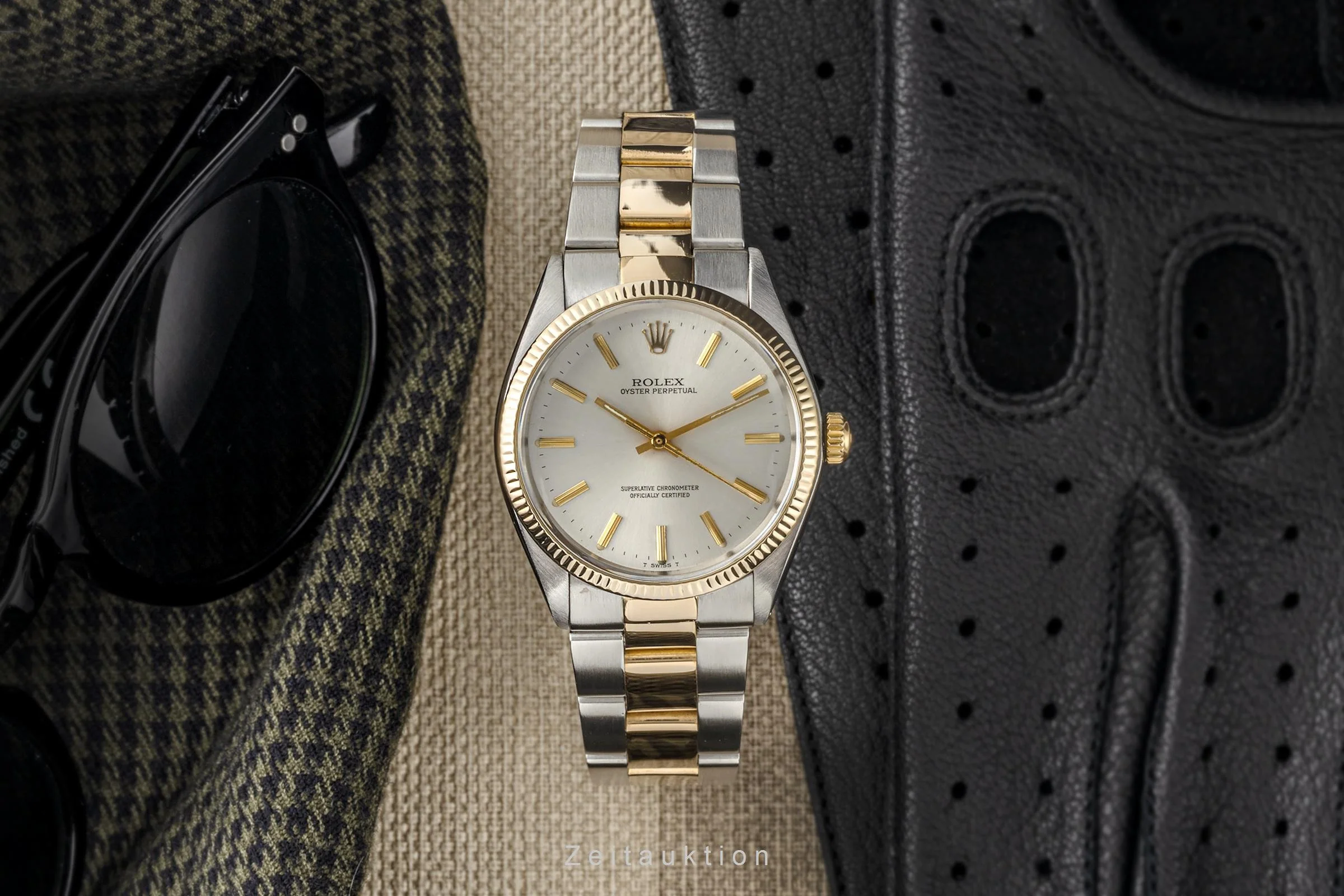 Rolex Oyster Perpetual steel / gold automatic men's watch 1005 LP: 11550EUR Vintage  [2302862] - Image 3
