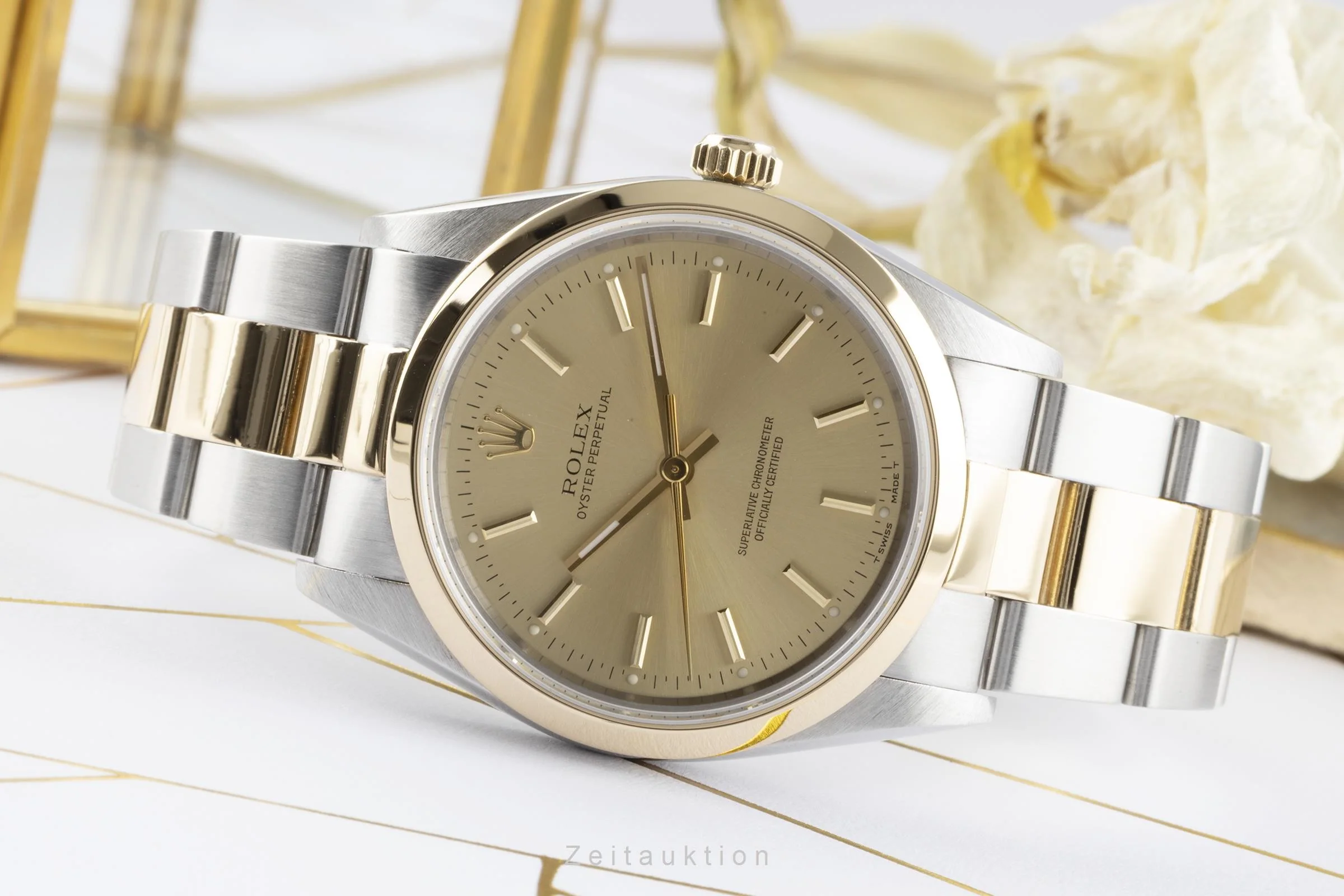 Rolex Oyster Perpetual steel / gold automatic men's watch 14203  [2207266] - Image 2