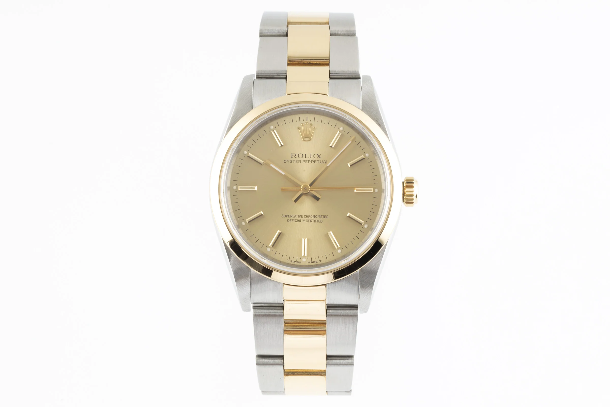 Rolex Oyster Perpetual steel / gold automatic men's watch 14203  [2207266] - Image 4