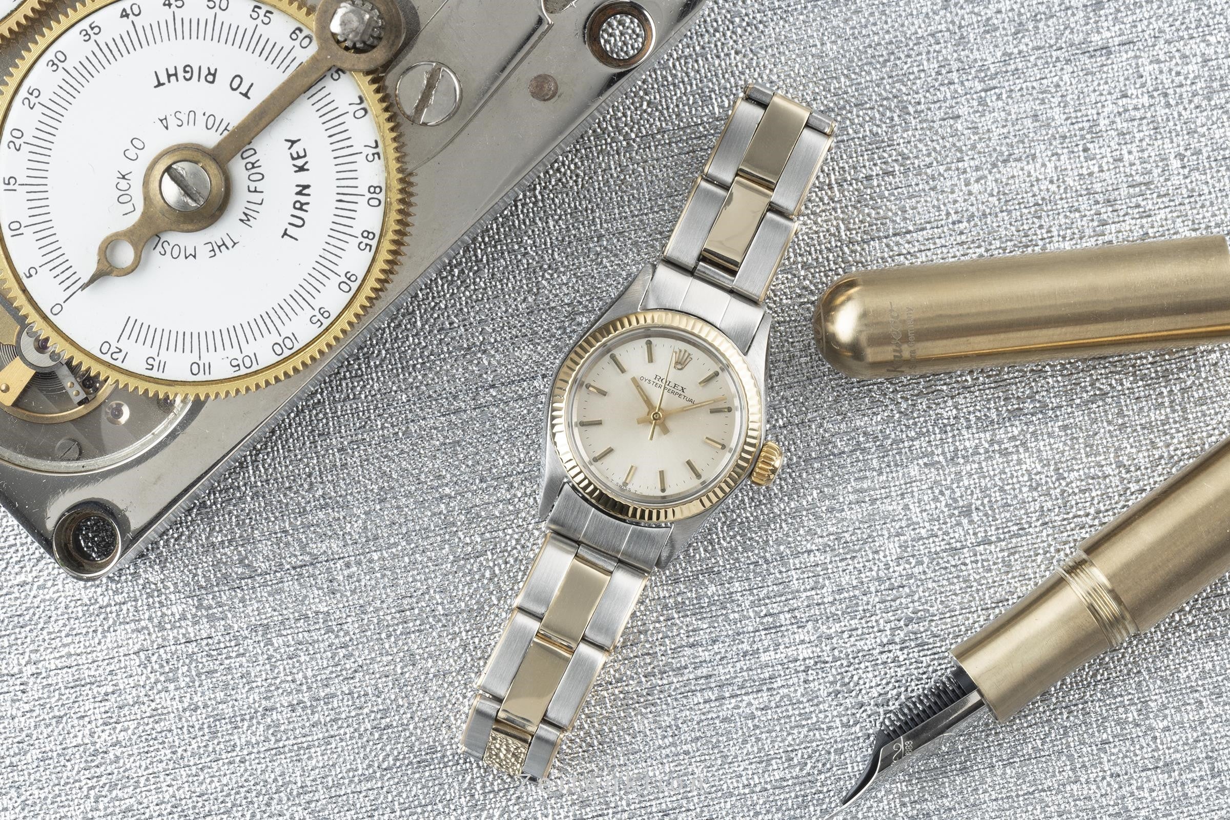 Rolex Oyster Perpetual steel / gold automatic women's watch 6619  [2110945] - Image 2
