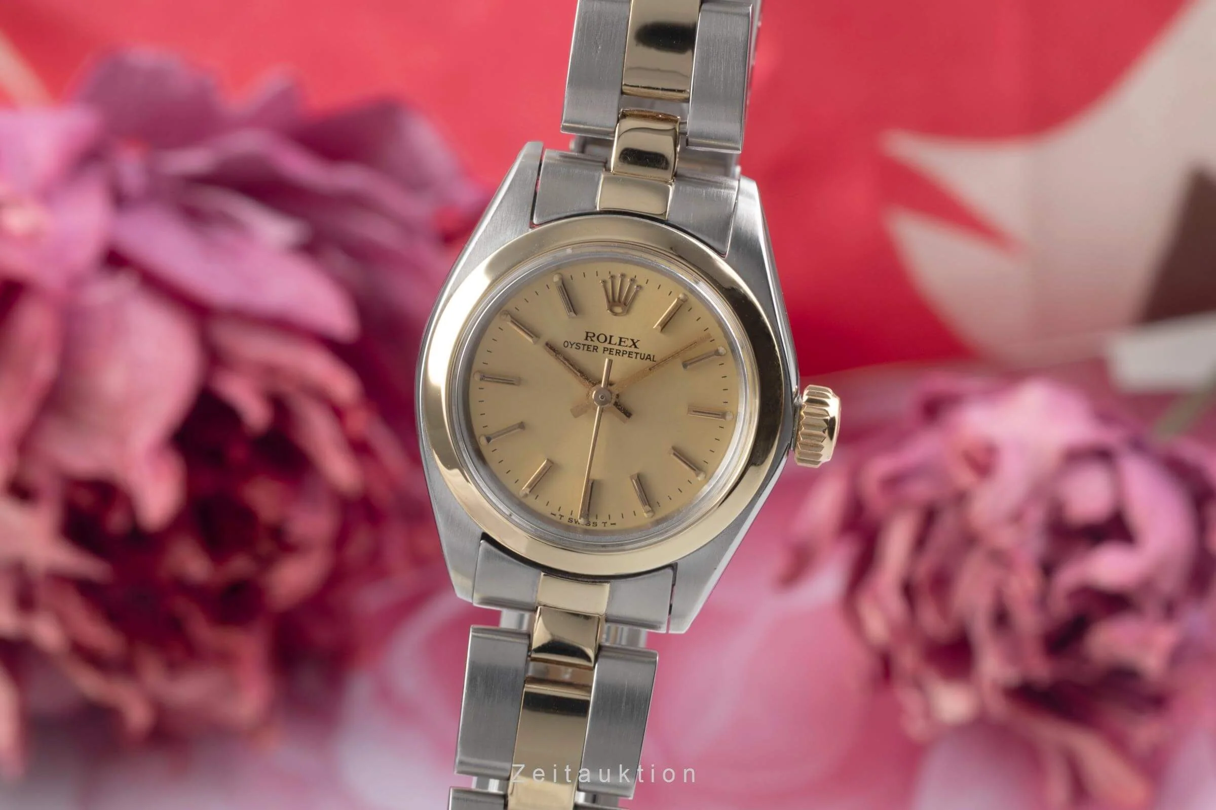 Rolex Oyster Perpetual steel / gold automatic women's watch 6718 Vintage  [2500056] - Image 2