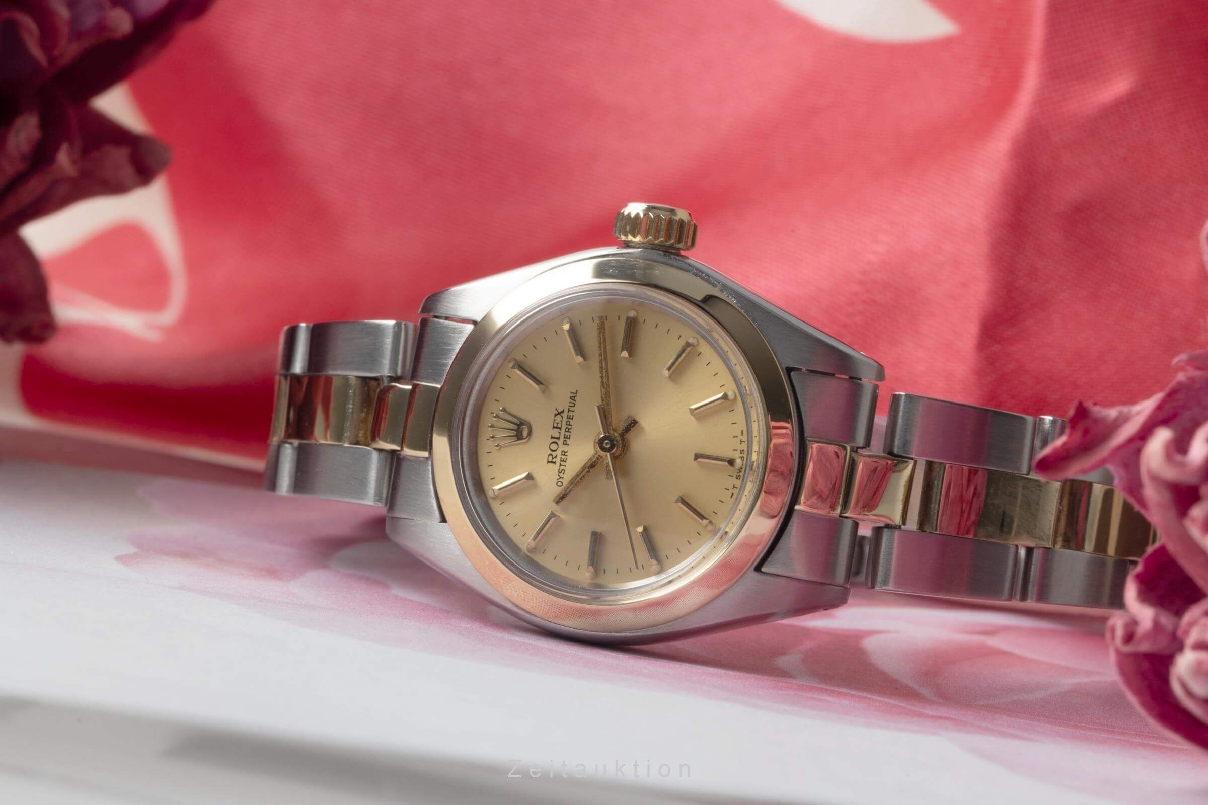 Rolex Oyster Perpetual steel / gold automatic women's watch 6718 Vintage  [2500056] - Image 3