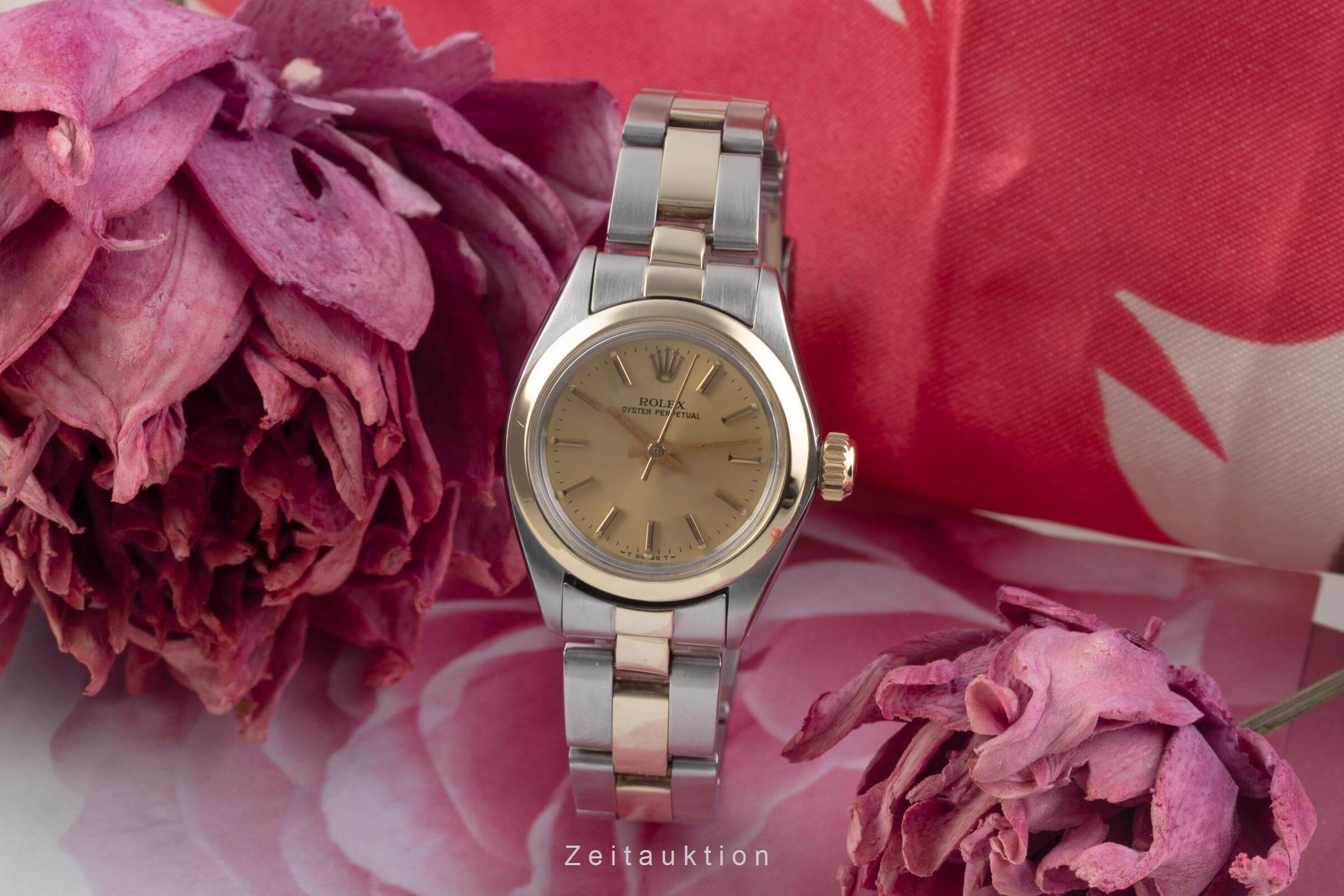 Rolex Oyster Perpetual steel / gold automatic women's watch 6718 Vintage  [2500056] - Image 4