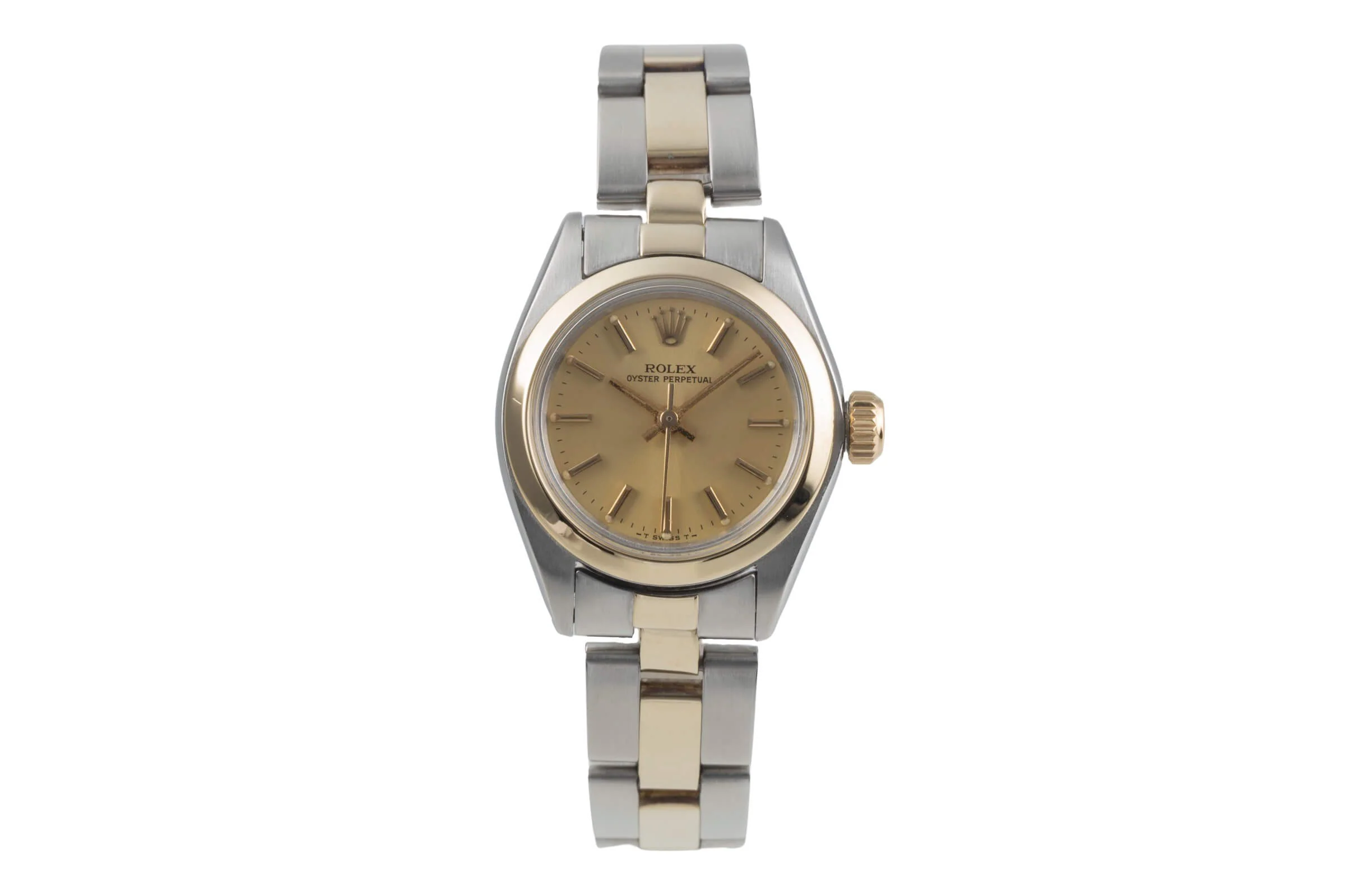 Rolex Oyster Perpetual steel / gold automatic women's watch 6718 Vintage  [2500056] - Image 5