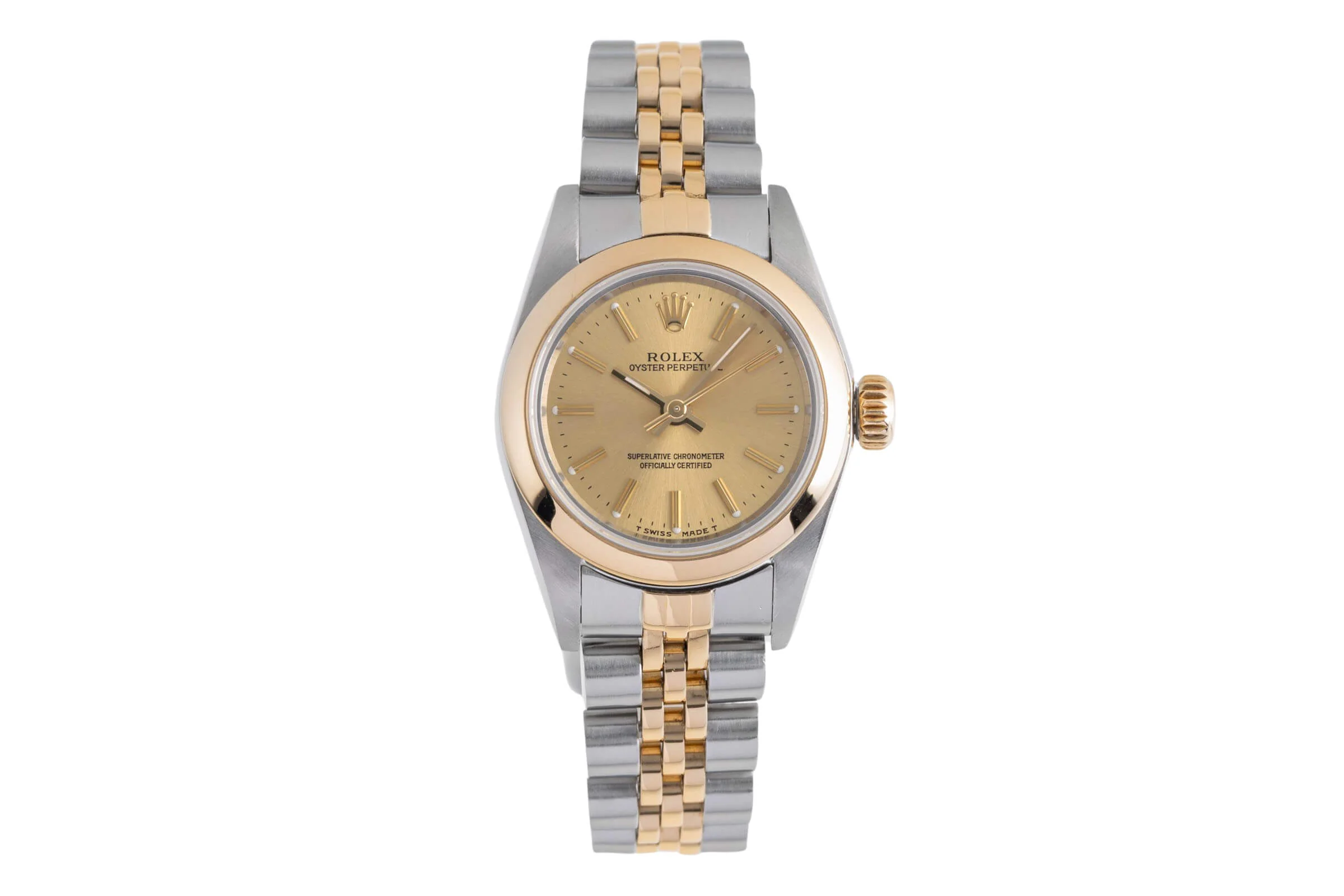 Rolex Oyster Perpetual steel / gold automatic women's watch 67183  [2501977] - Image 5