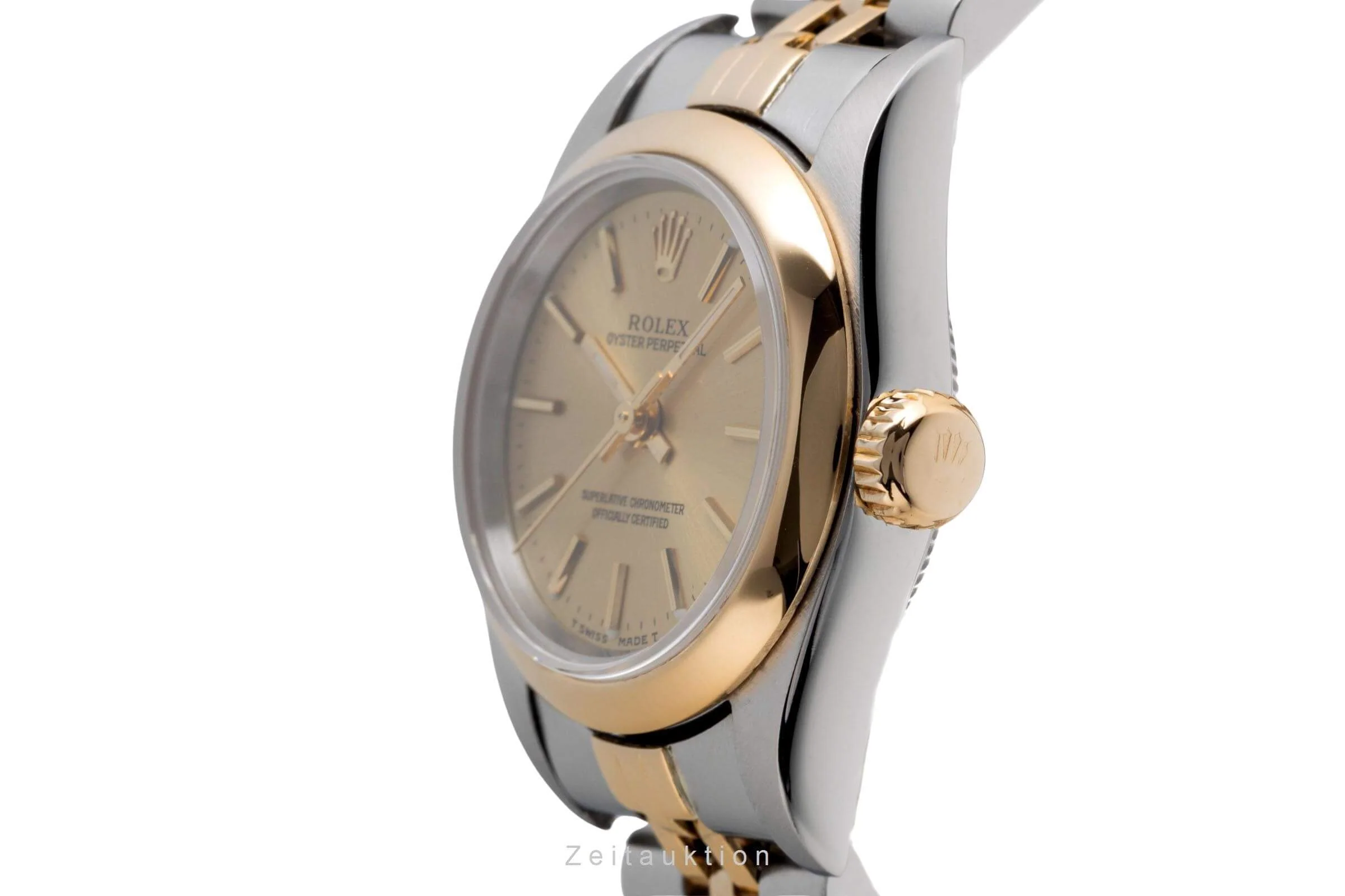 Rolex Oyster Perpetual steel / gold automatic women's watch 67183  [2501977] - Image 7