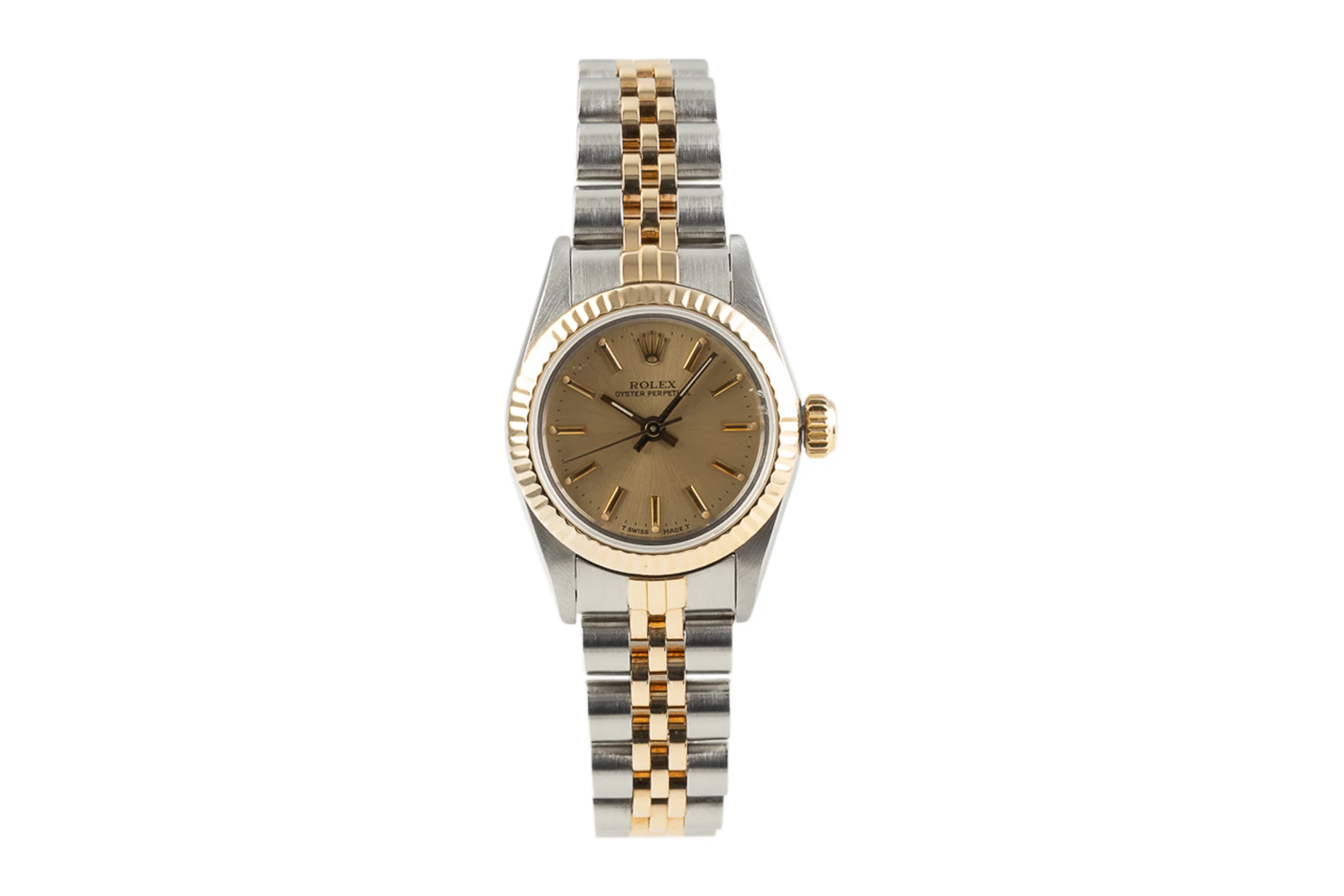Rolex Oyster Perpetual steel / gold automatic women's watch 67193 LP: 5450EUR  [2303078] - Image 4