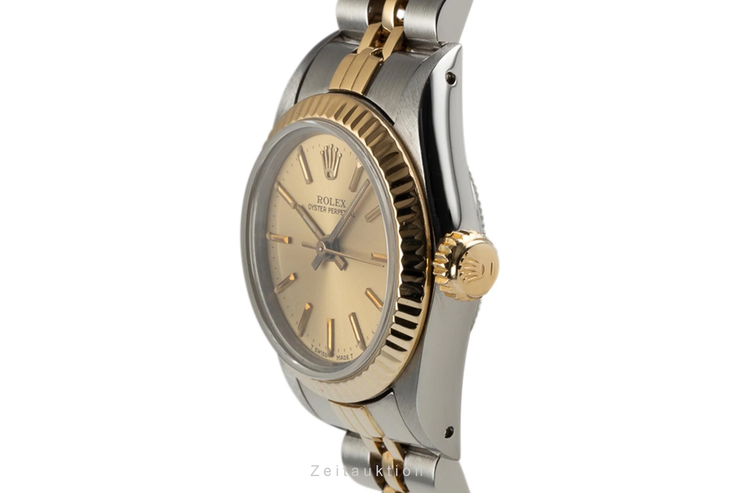 Rolex Oyster Perpetual steel / gold automatic women's watch 67193 LP: 5450EUR  [2303078] - Image 6