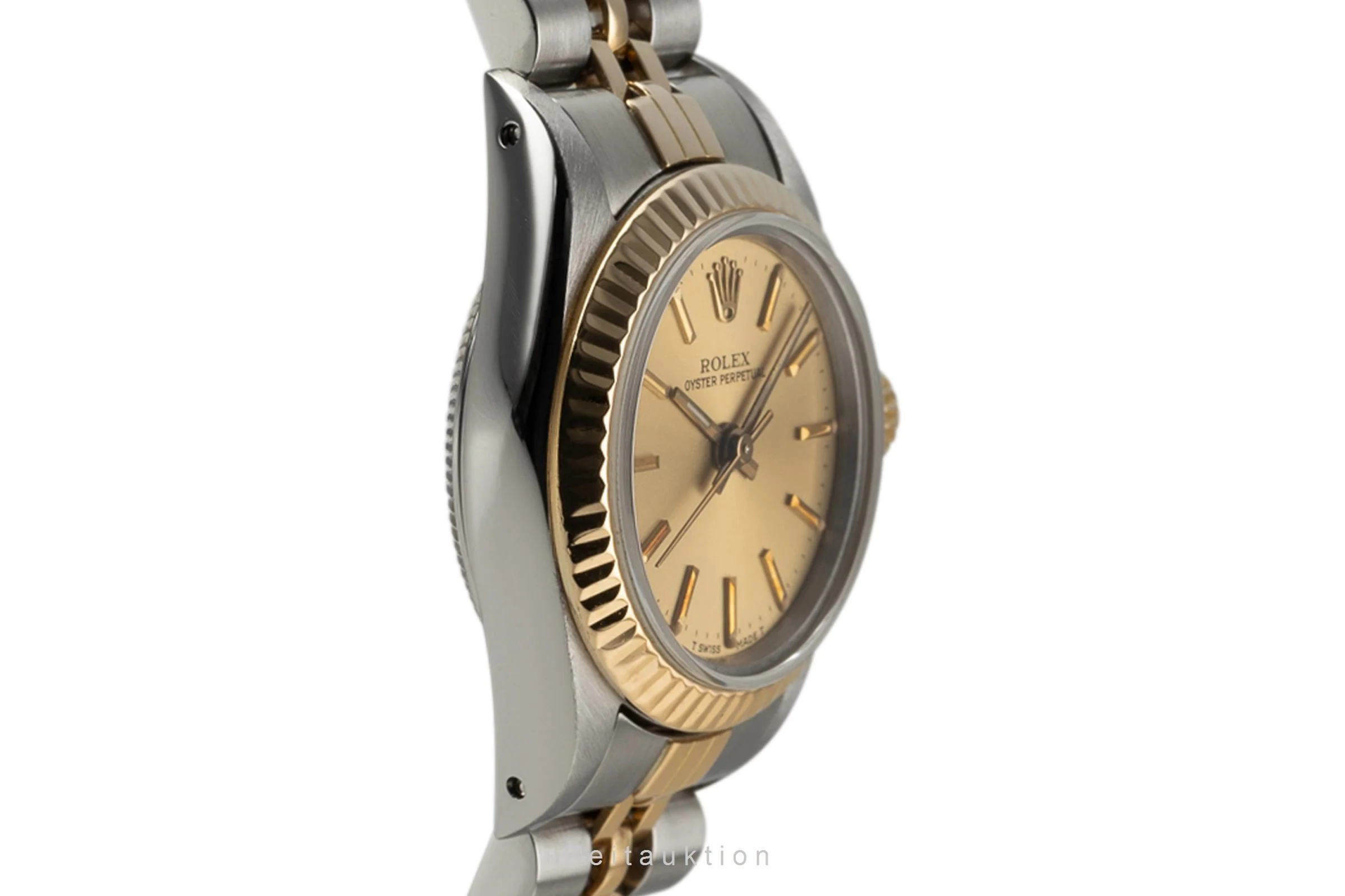 Rolex Oyster Perpetual steel / gold automatic women's watch 67193 LP: 5450EUR  [2303078] - Image 7