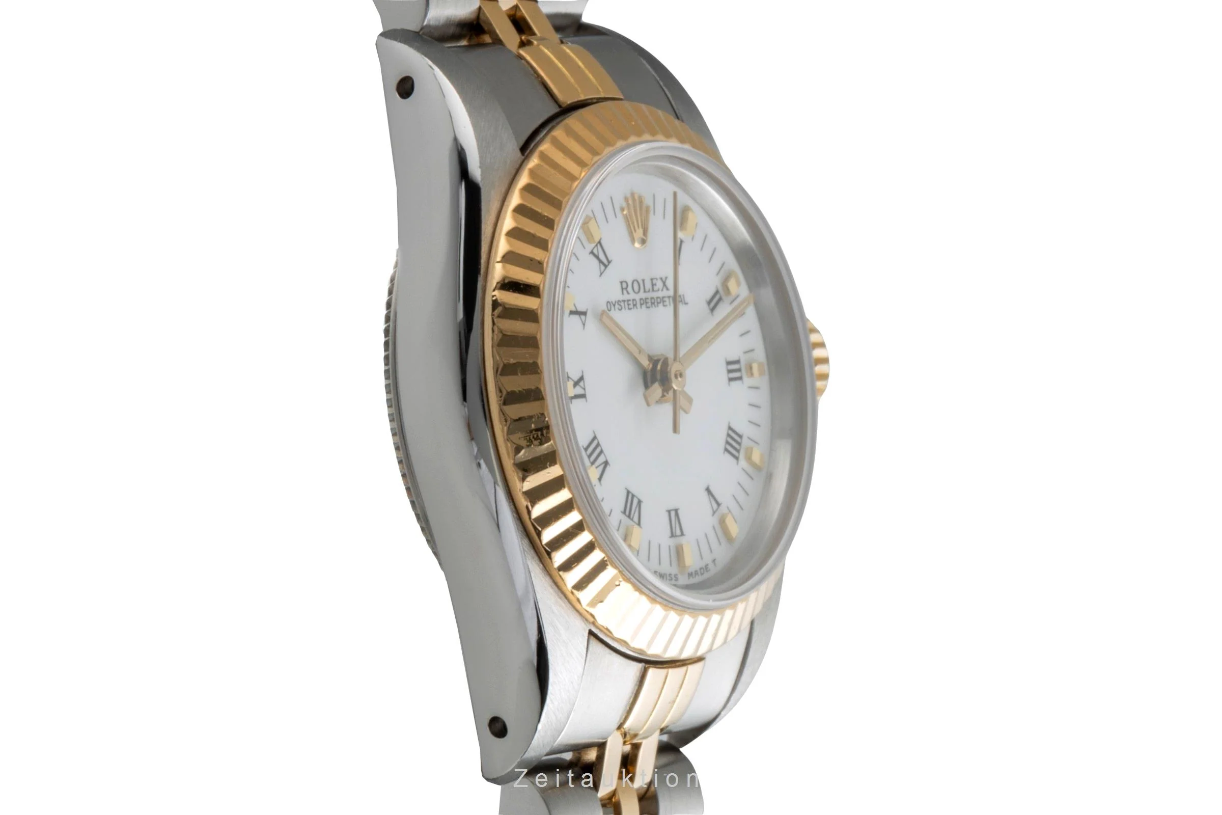 Rolex Oyster Perpetual steel / gold automatic women's watch 67193  [2505091] - Image 8