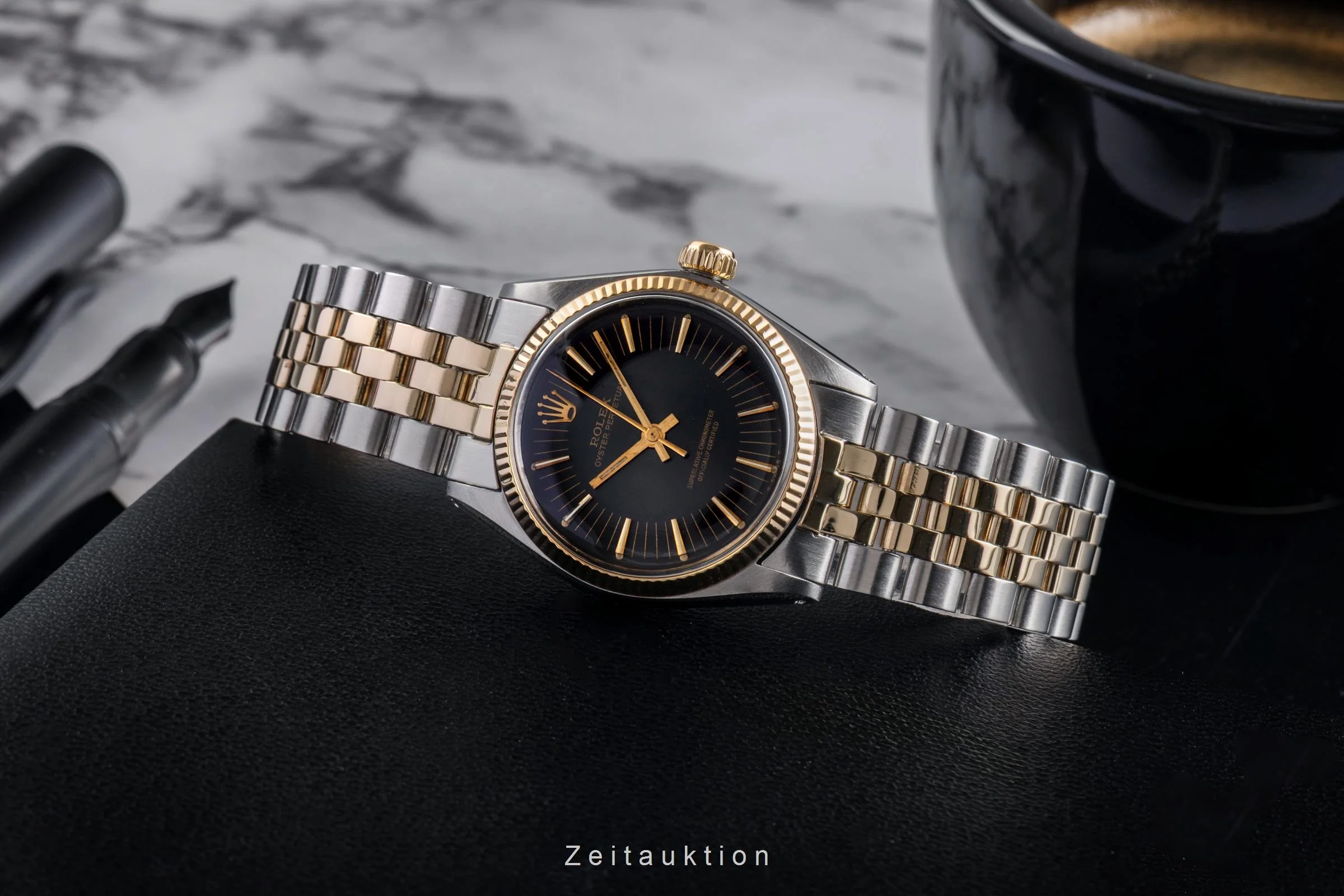 Rolex Oyster Perpetual steel / gold automatic women's watch 6748 Vintage  [2502608] - Image 3