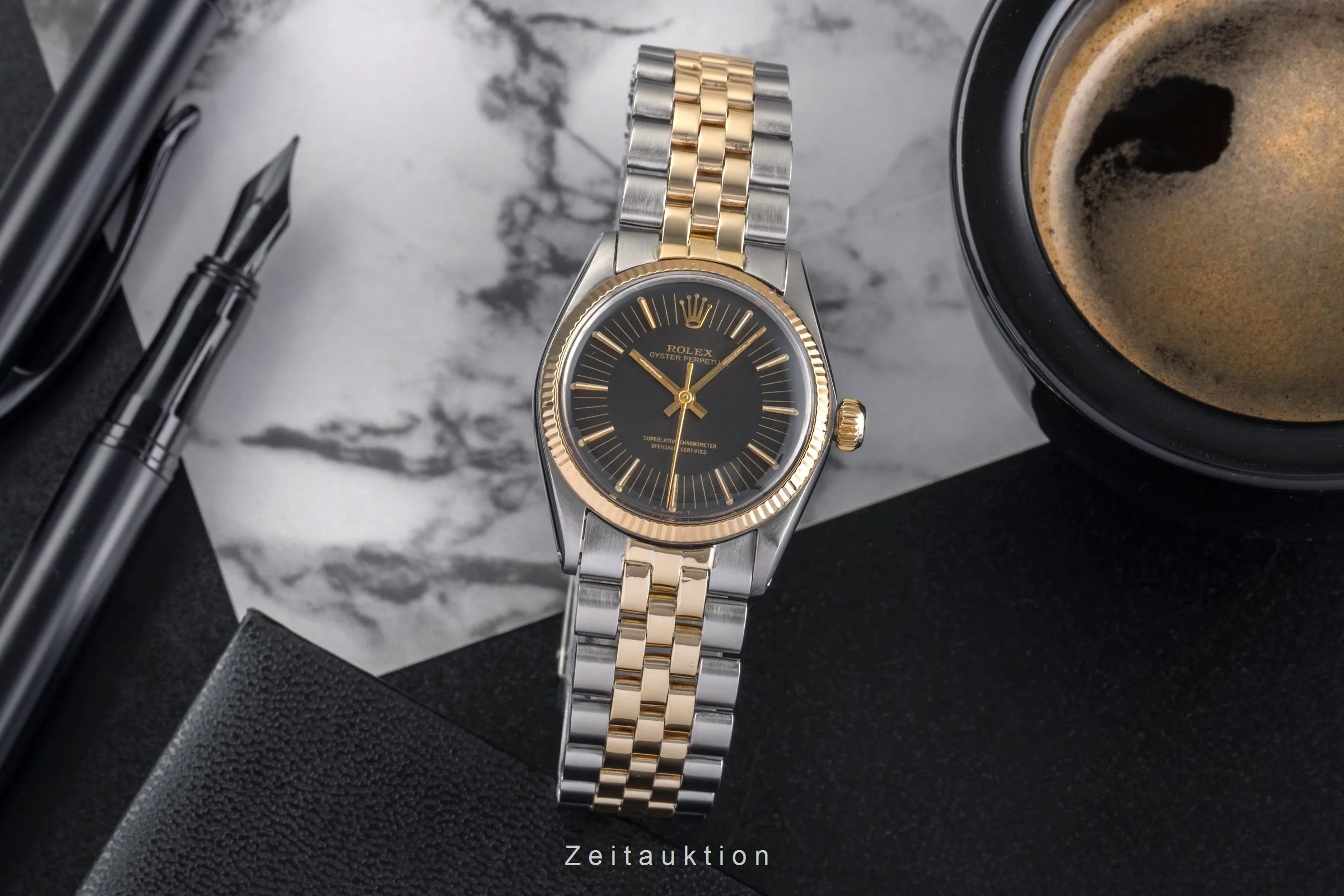 Rolex Oyster Perpetual steel / gold automatic women's watch 6748 Vintage  [2502608] - Image 4