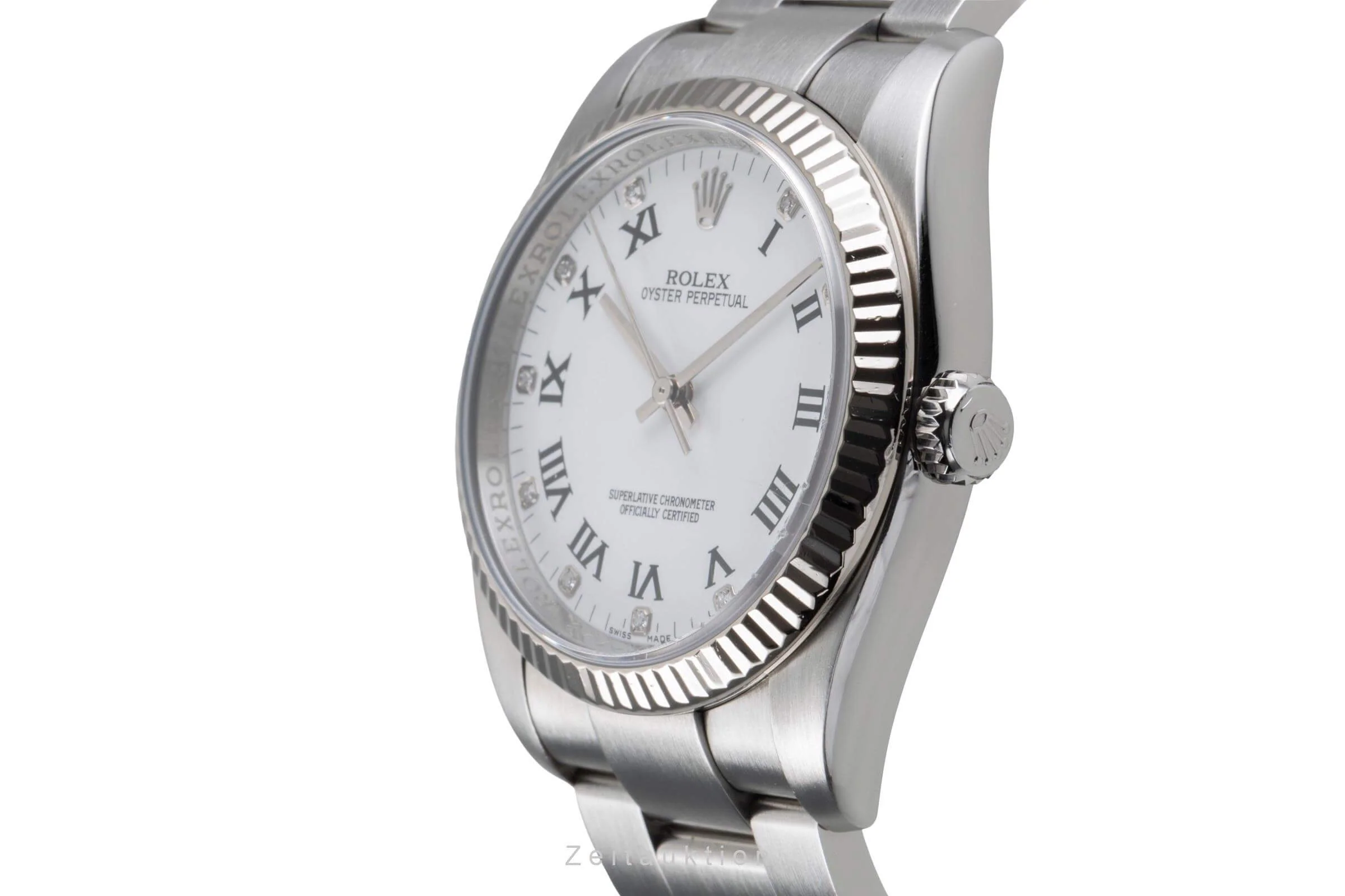 Rolex Oyster Perpetual steel / white gold automatic men's watch 116034  [2502236] - Image 7