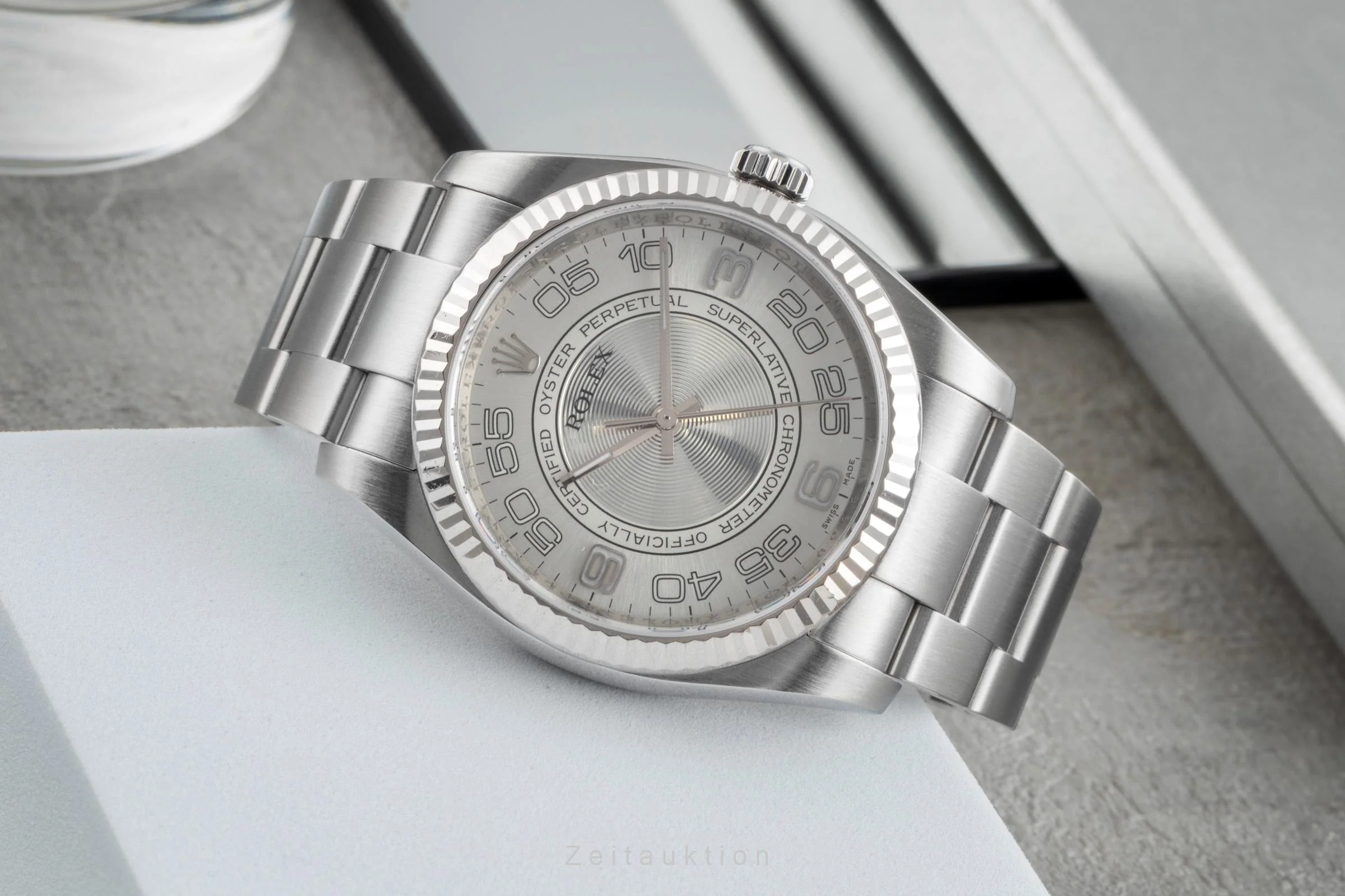 Rolex Oyster Perpetual steel / white gold automatic men's watch 116034  [2506637] - Image 3